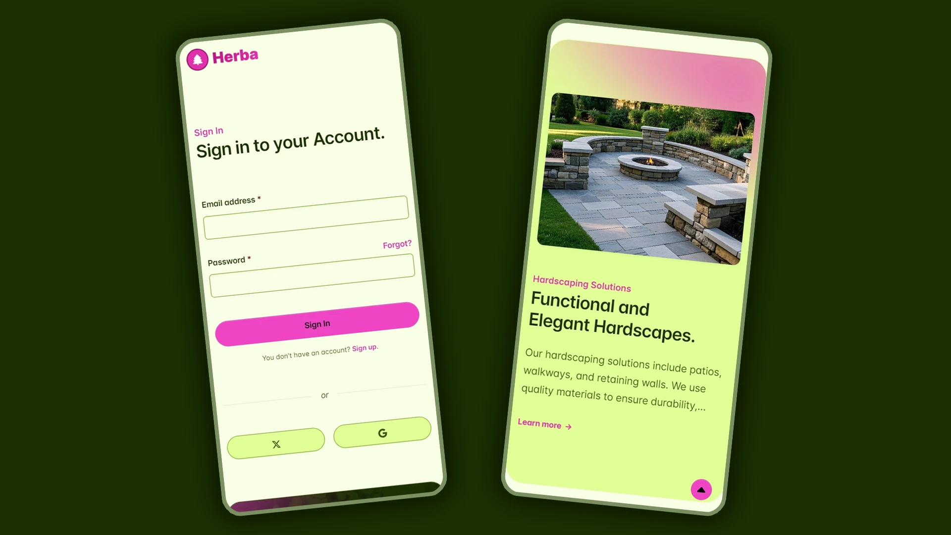 Herba - Innovative Landscaping and Green Spaces HTML Website Template