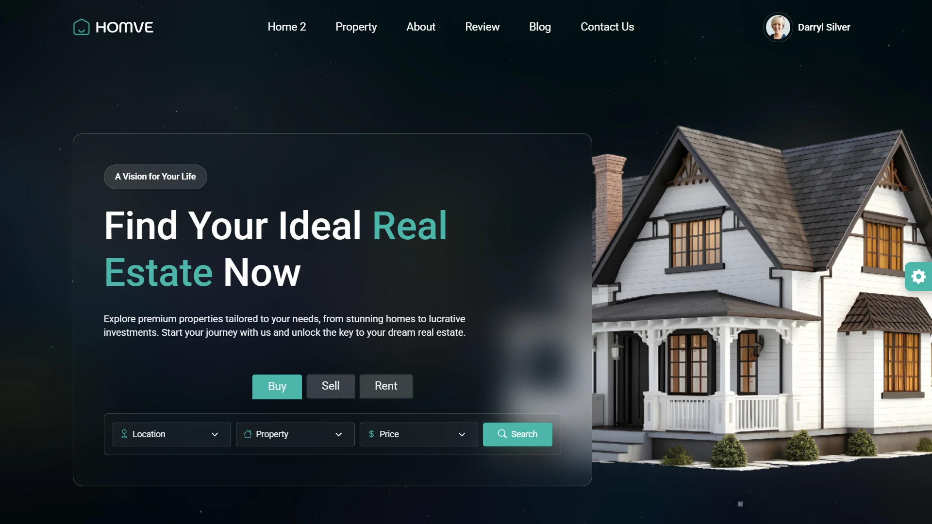 Homve - Real Estate Website Template React Modern Property Listing