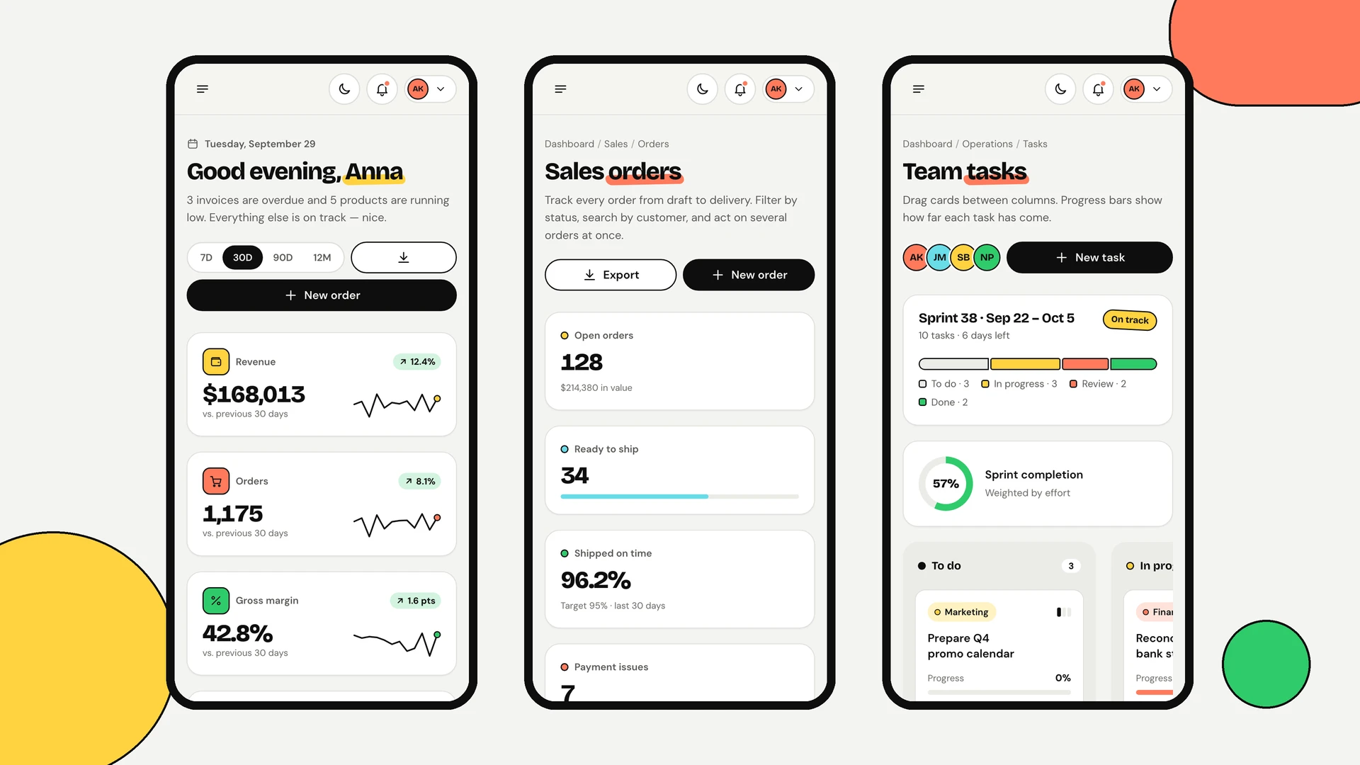 Trombone - Minimalist & Playful ERP Admin Dashboard Template