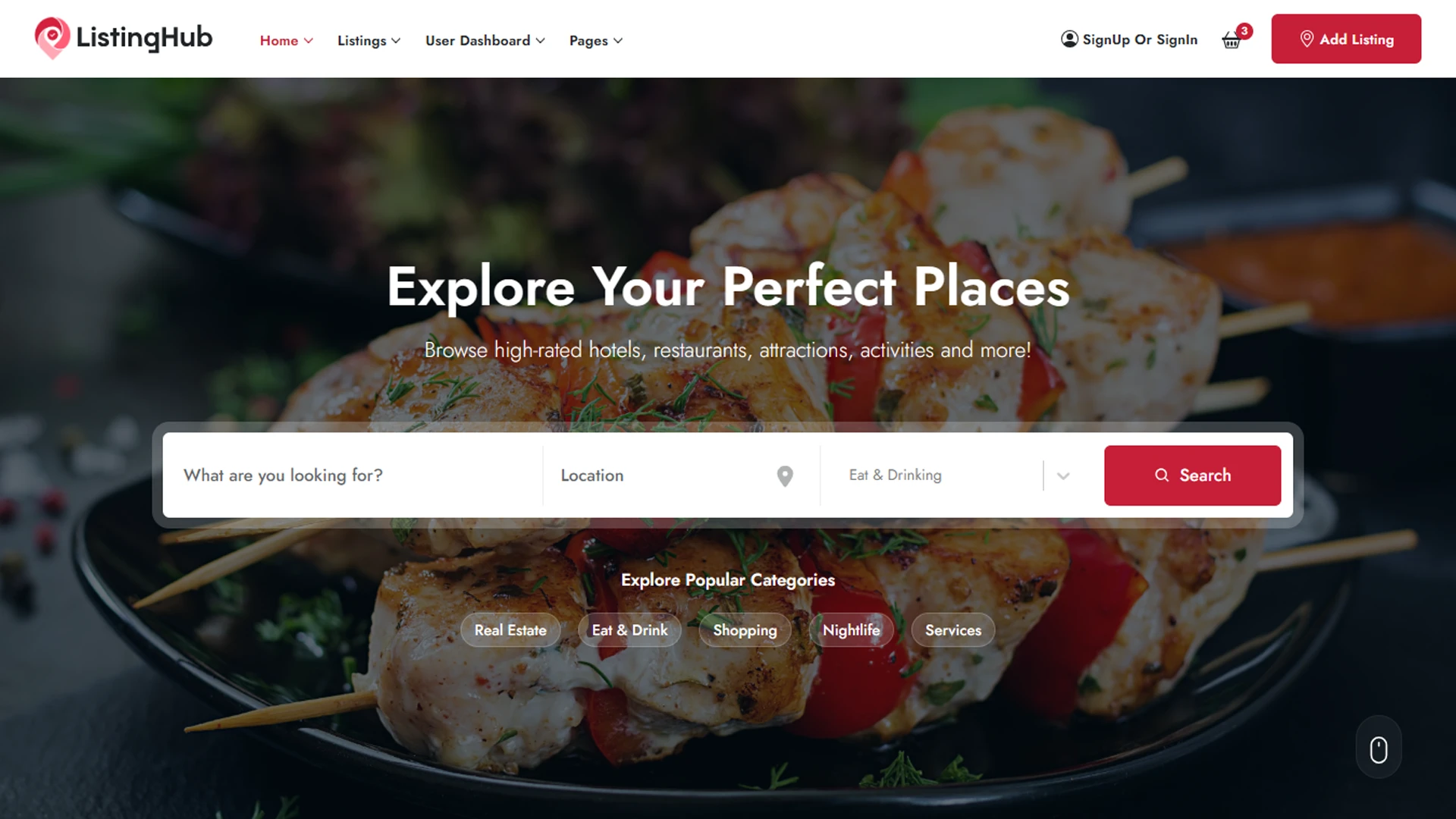 ListingHub - Nuxt Business Directory & Listing Template