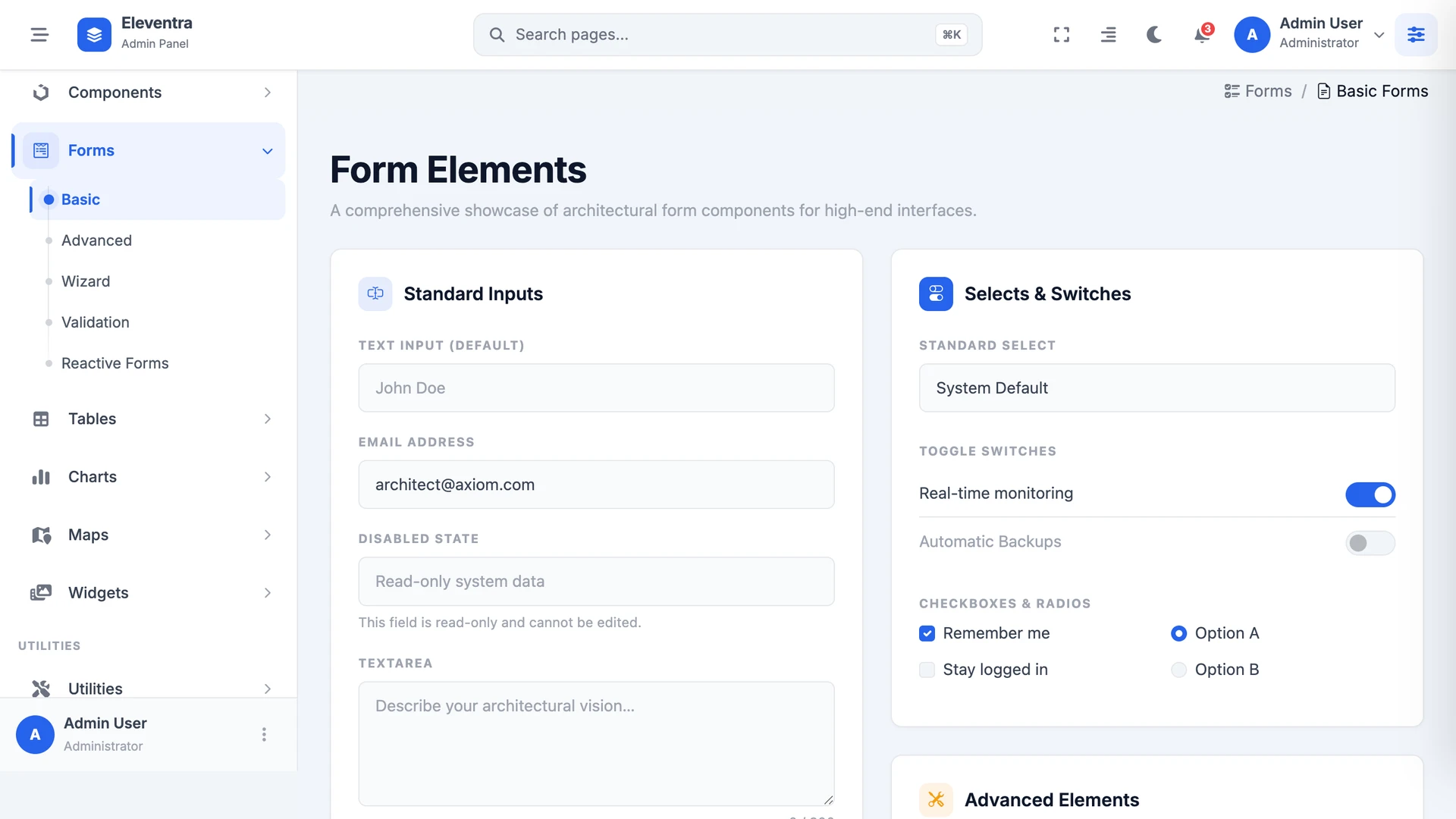Eleventra - Angular 21 Admin Dashboard Template + UI Kit + 90+ Pages
