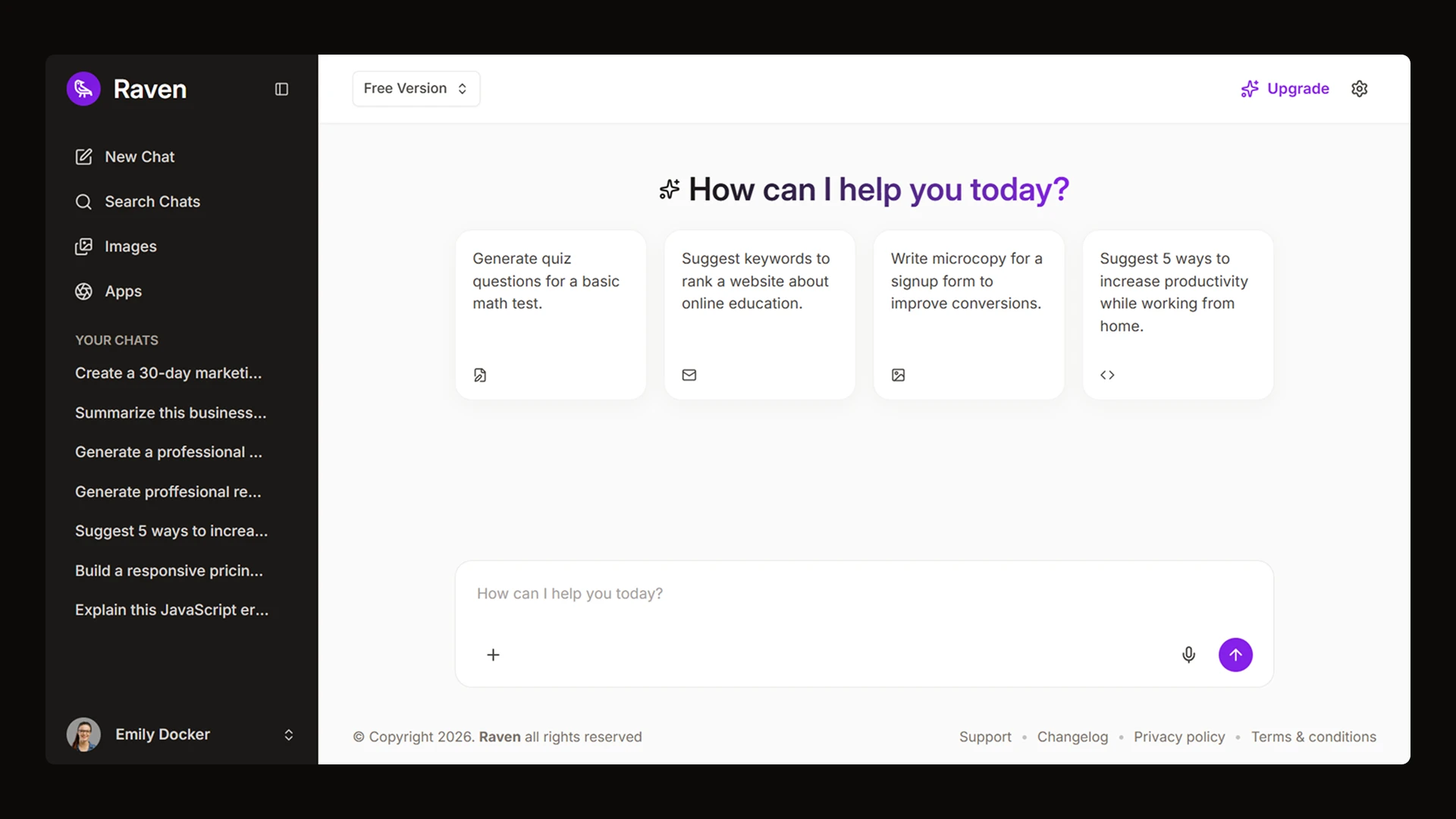 Raven - TailwindCSS Admin Dashboard Template + Landing + RTL