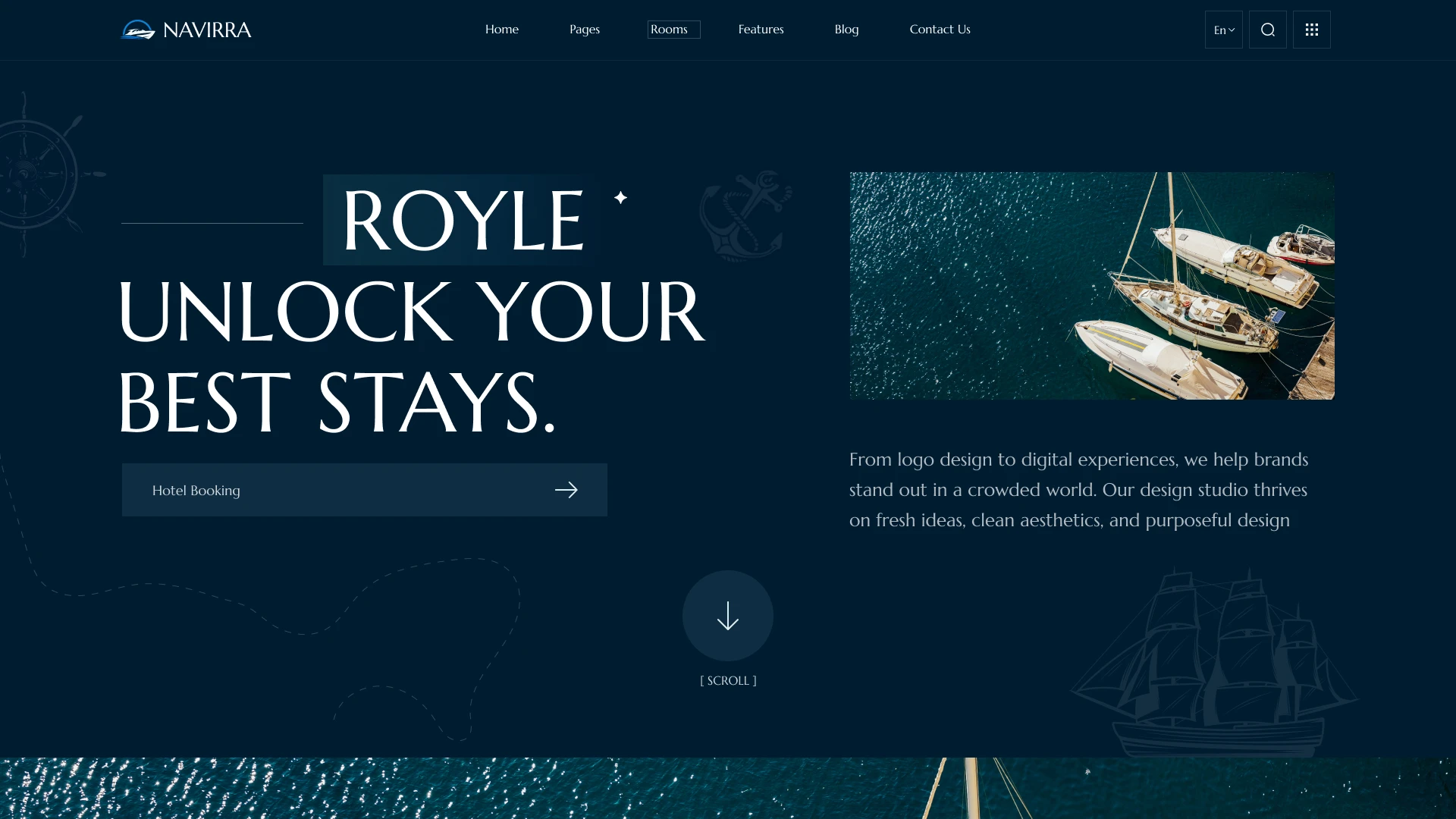 Navirra - Yacht & Boat Charter Figma Template (Screenshot 1 of 1)