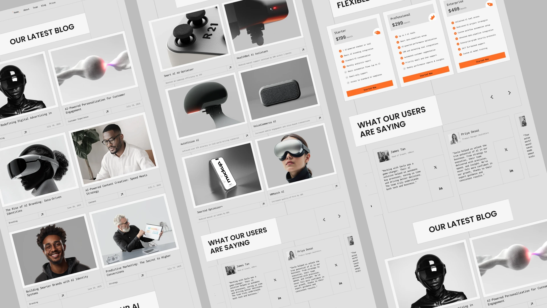 Savlo - Modern Portfolio Framer Template