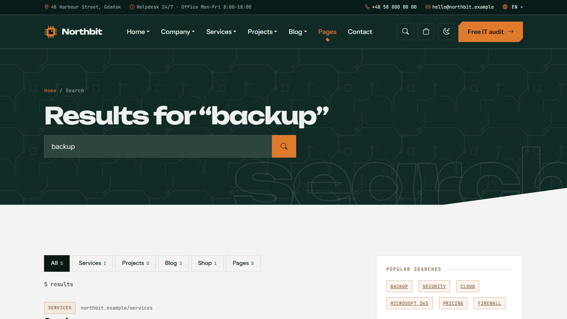 Northbit - IT Services & Solutions HTML Template