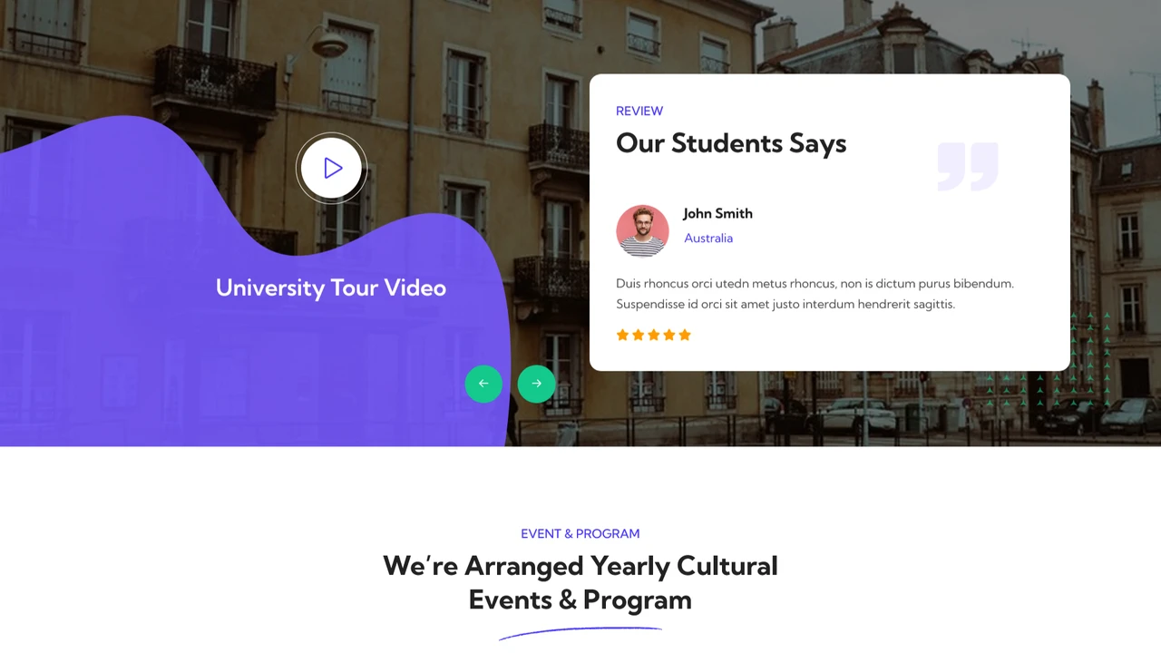 Edplus - University and Online Courses HTML Template