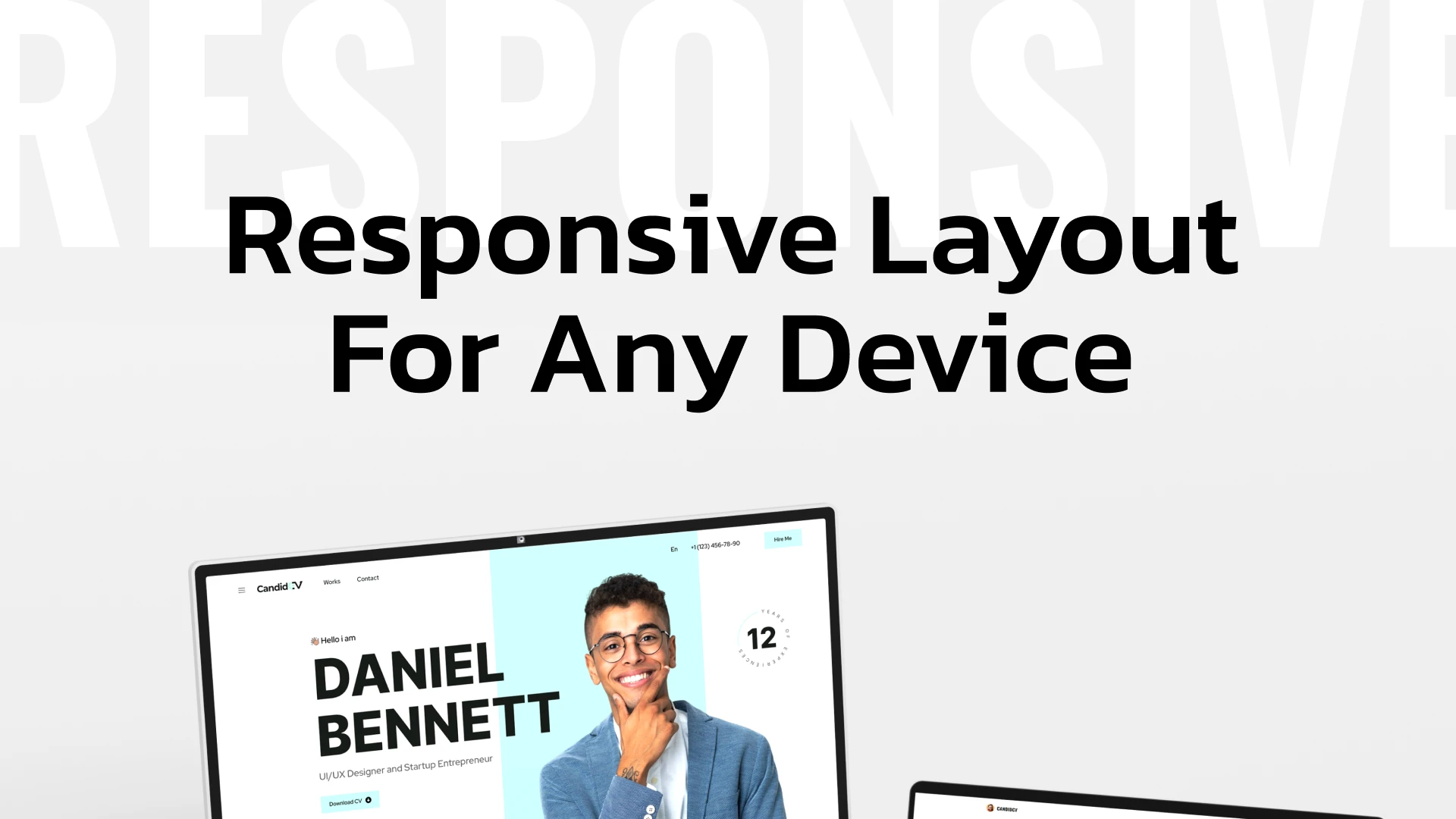 CandidCV - Personal Portfolio, CV & Resume WordPress Theme