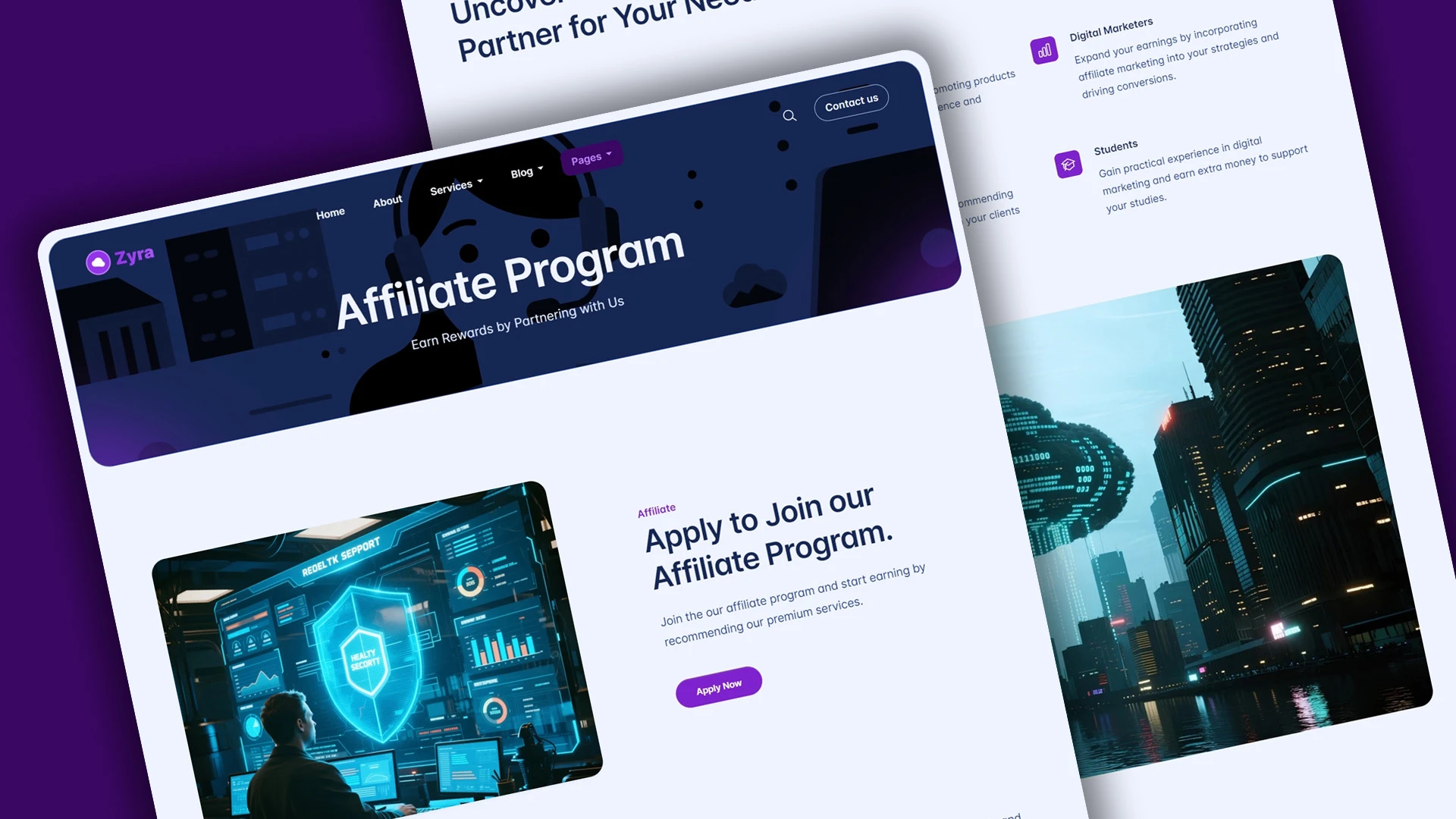 Zyra - Multipurpose IT Solutions & Business Services HTML Website Template