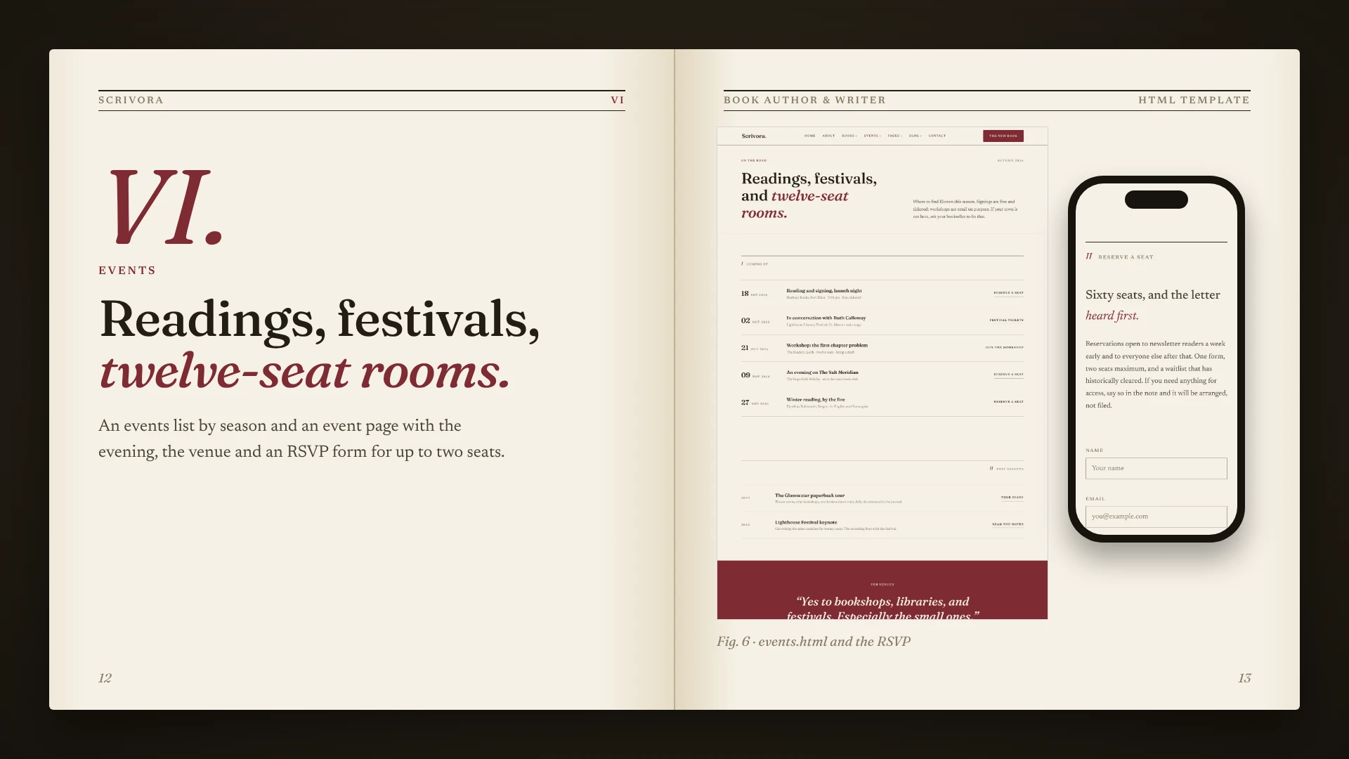Scrivora - Book Author & Writer HTML Template (Screenshot 5 of 10)