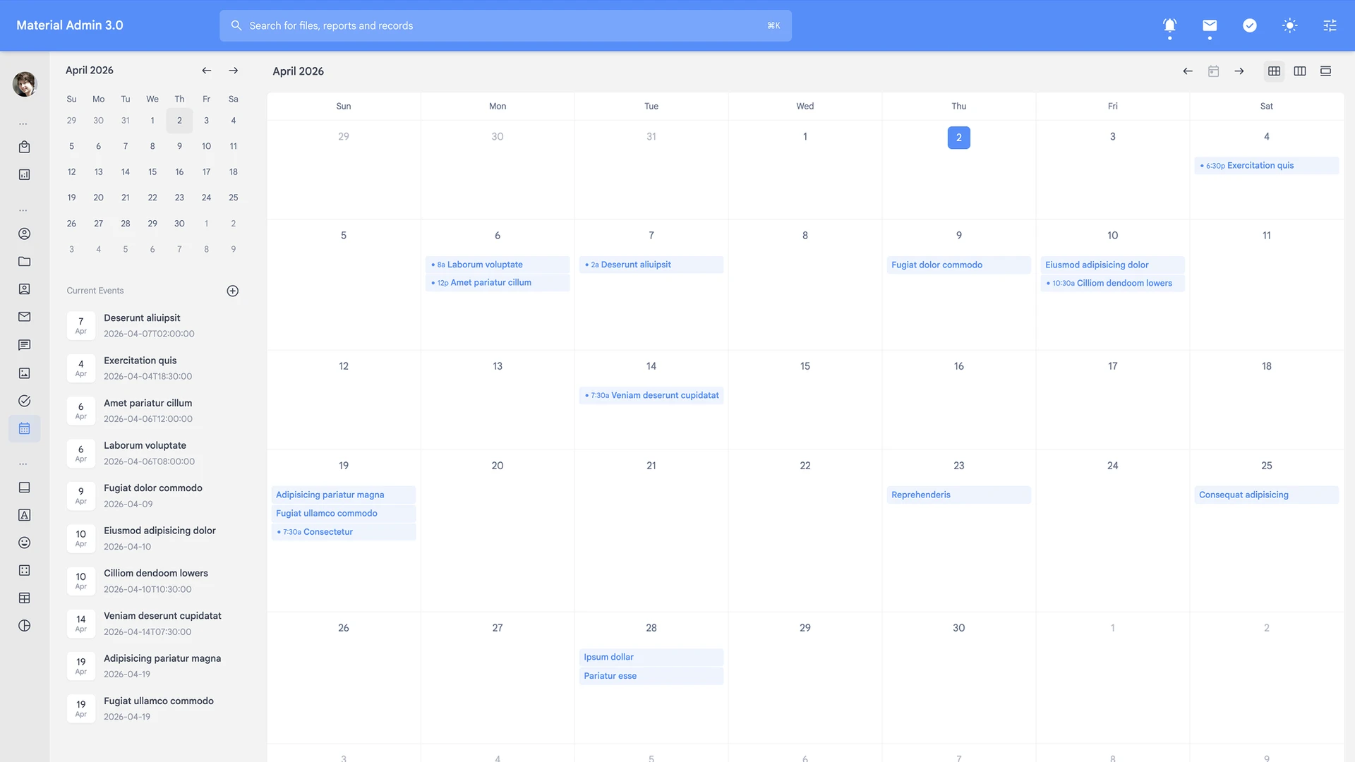 Material Admin - Responsive Admin Template