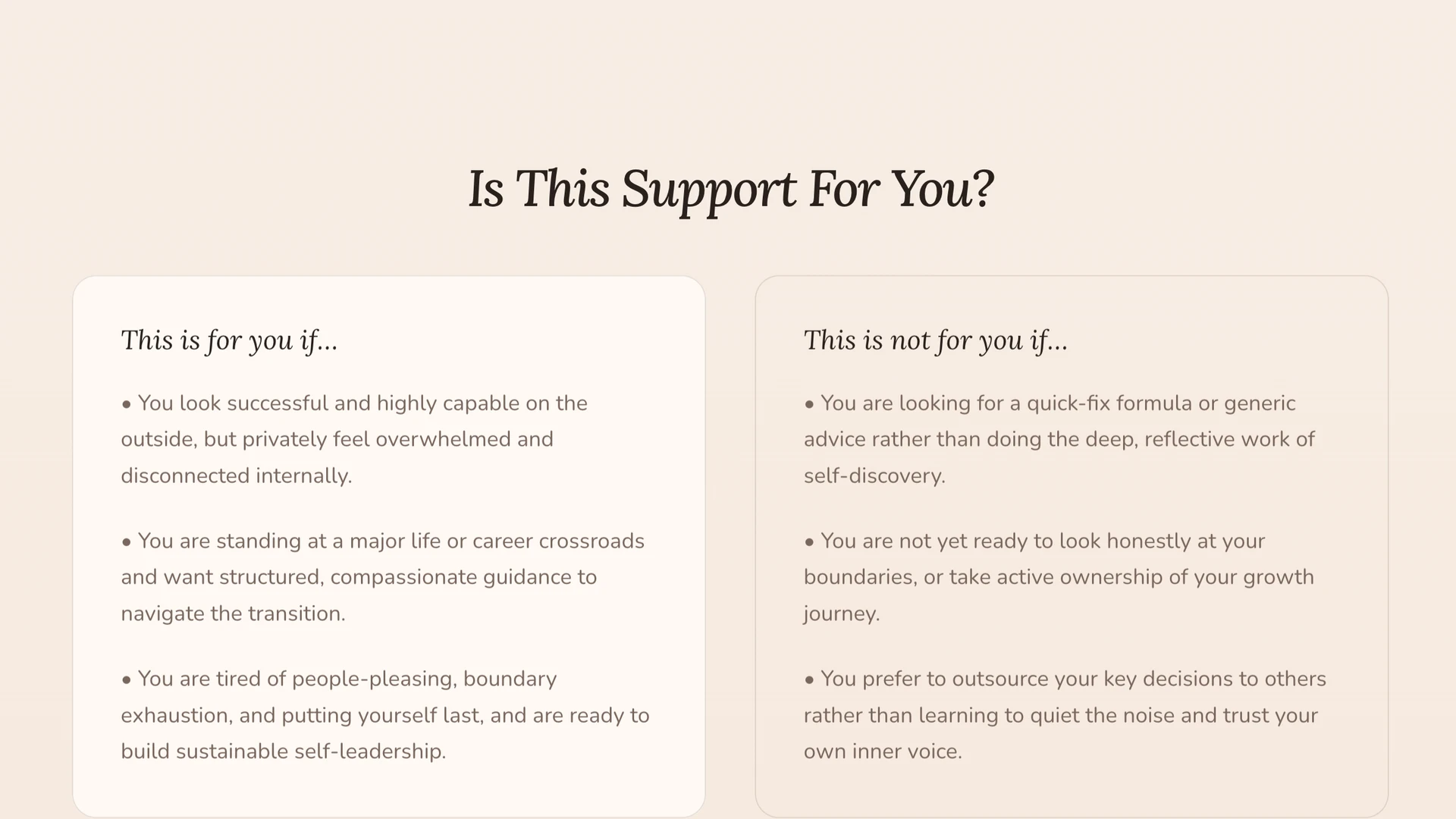 Emila - Life Coach, Female Empowerment & Consulting Template