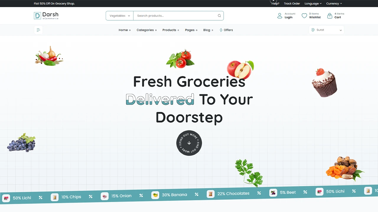Darsh - Multipurpose eCommerce HTML Bootstrap Template