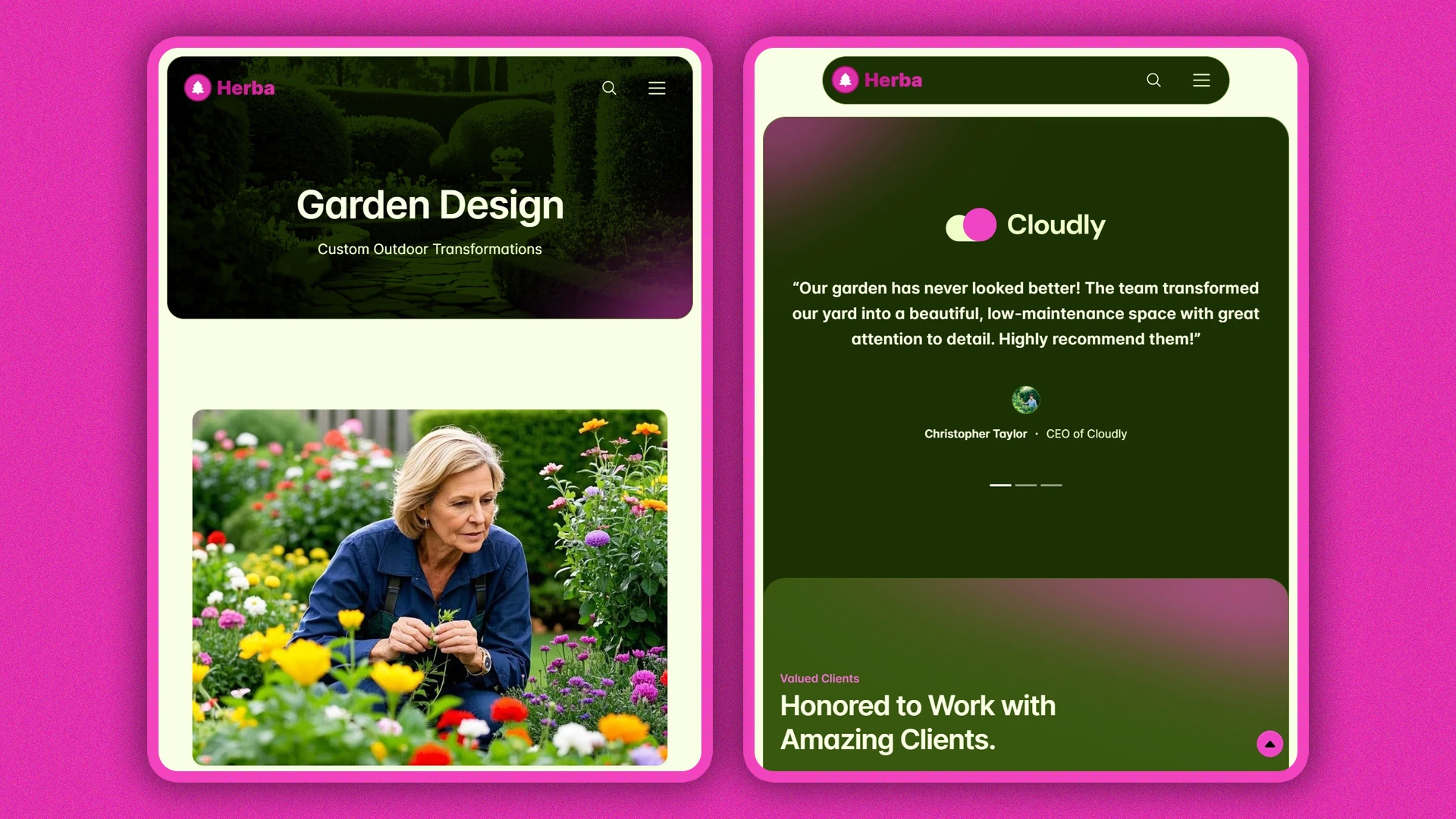 Herba - Innovative Landscaping and Green Spaces HTML Website Template