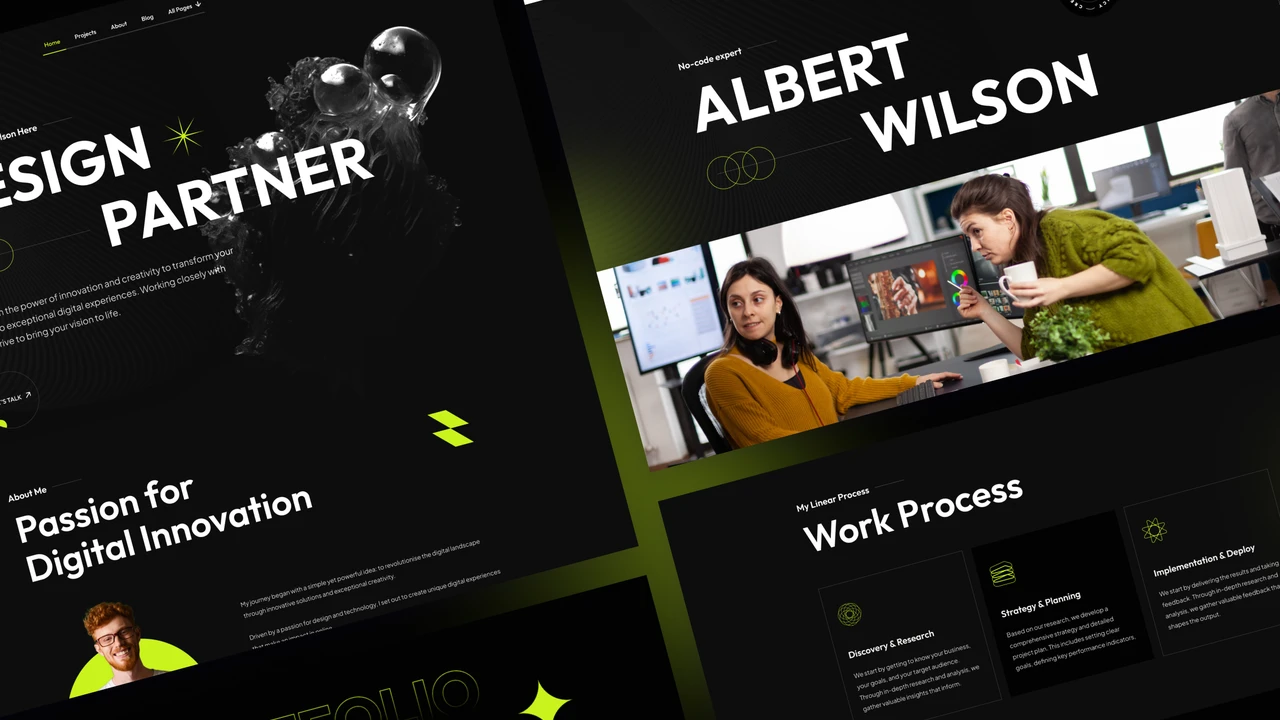 Pentos - Creative Personal Portfolio Framer Template