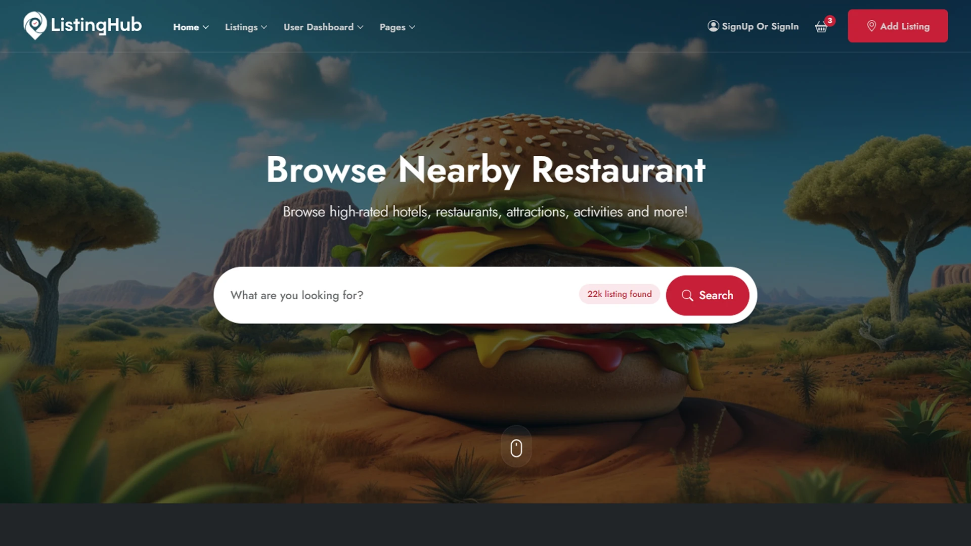 ListingHub - Nuxt Business Directory & Listing Template