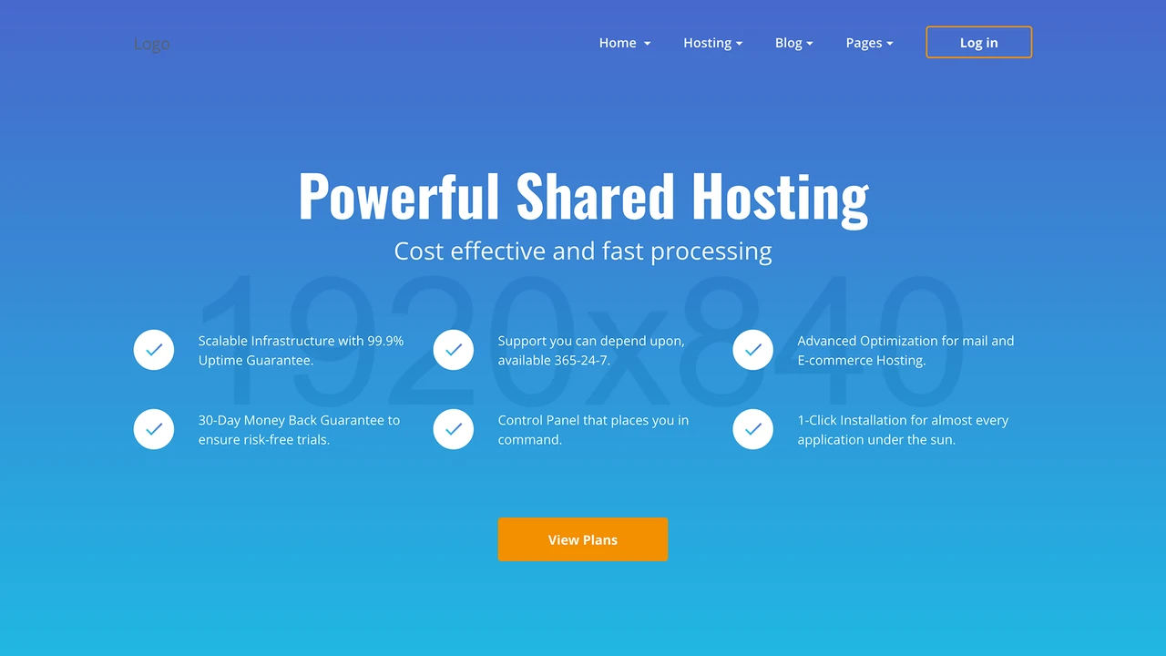 GridHost - Hosting Business Template