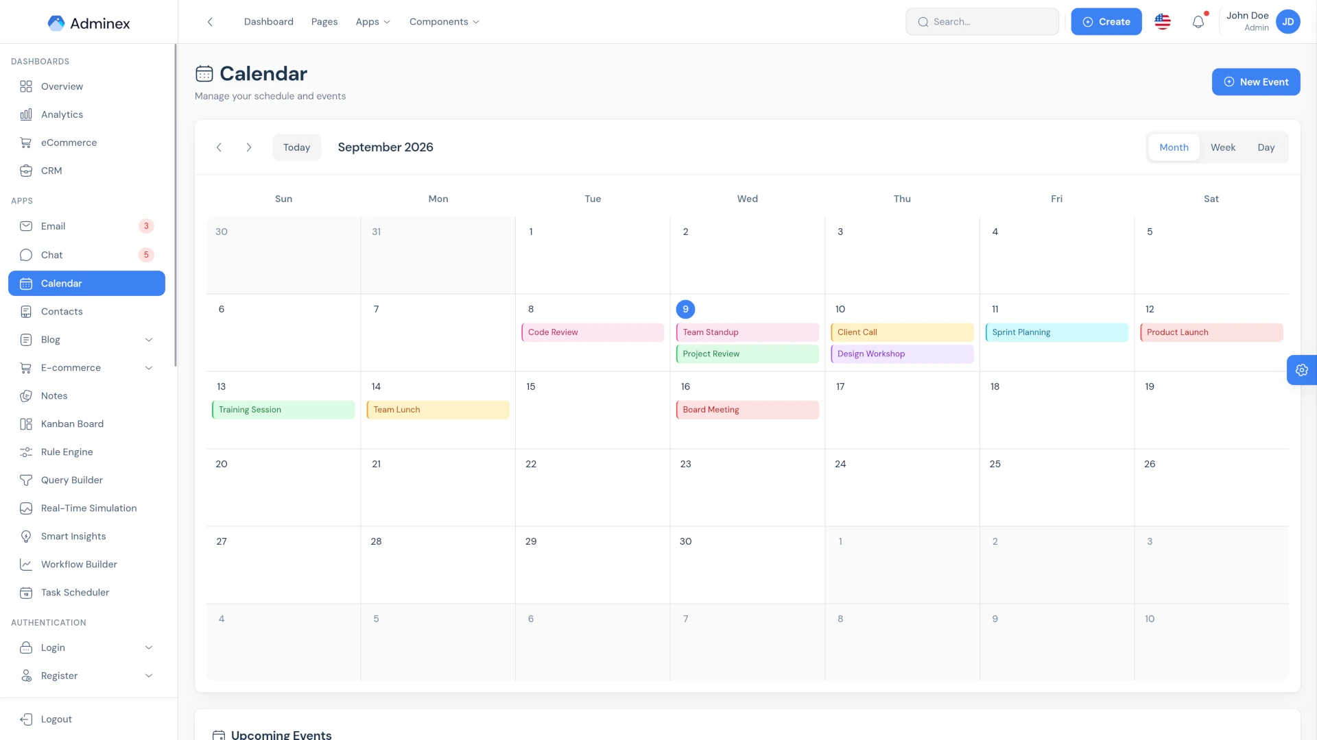 Adminex - Bootstrap 5 HTML Admin Dashboard Template
