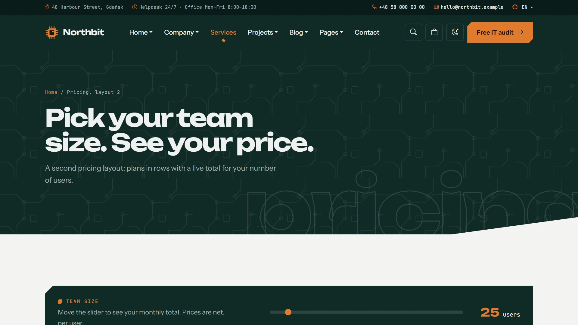 Northbit - IT Services & Solutions HTML Template