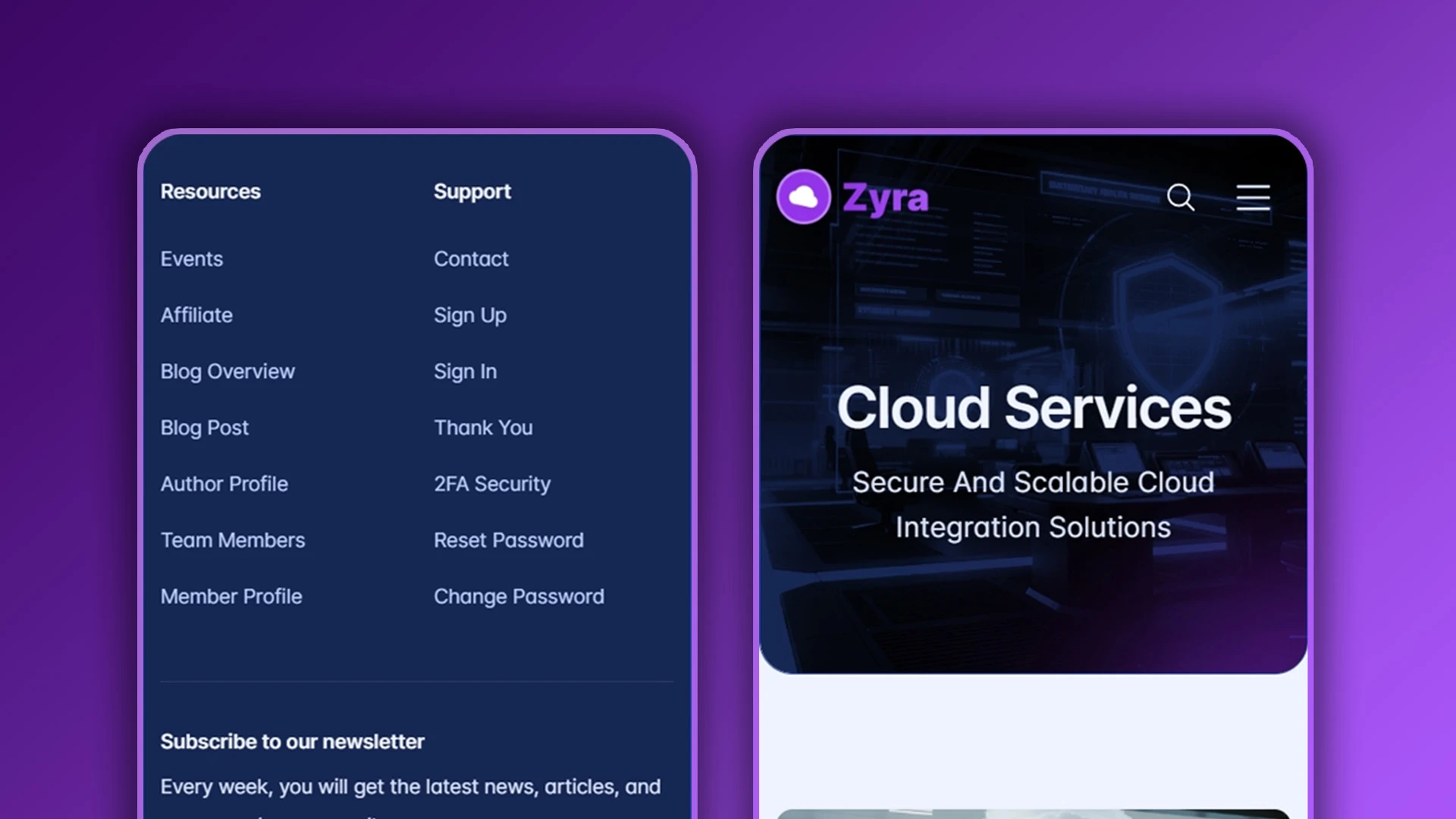 Zyra - Multipurpose IT Solutions & Business Services HTML Website Template