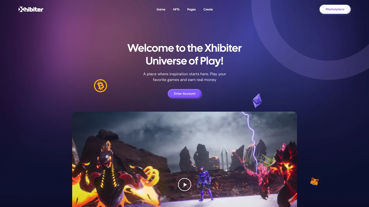 Xhibiter - Web3 Crypto NFT Marketplace Figma Template