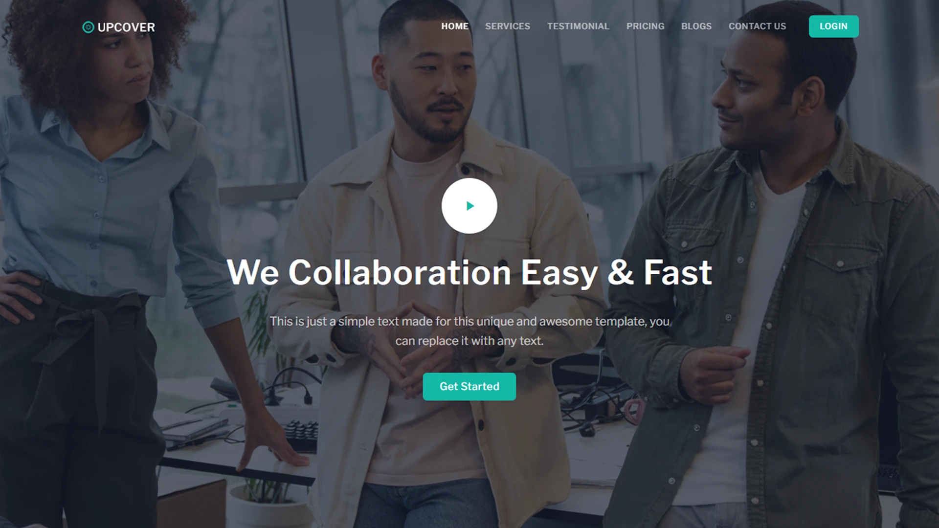 Upcover - Tailwind CSS Business & Corporate Landing Template