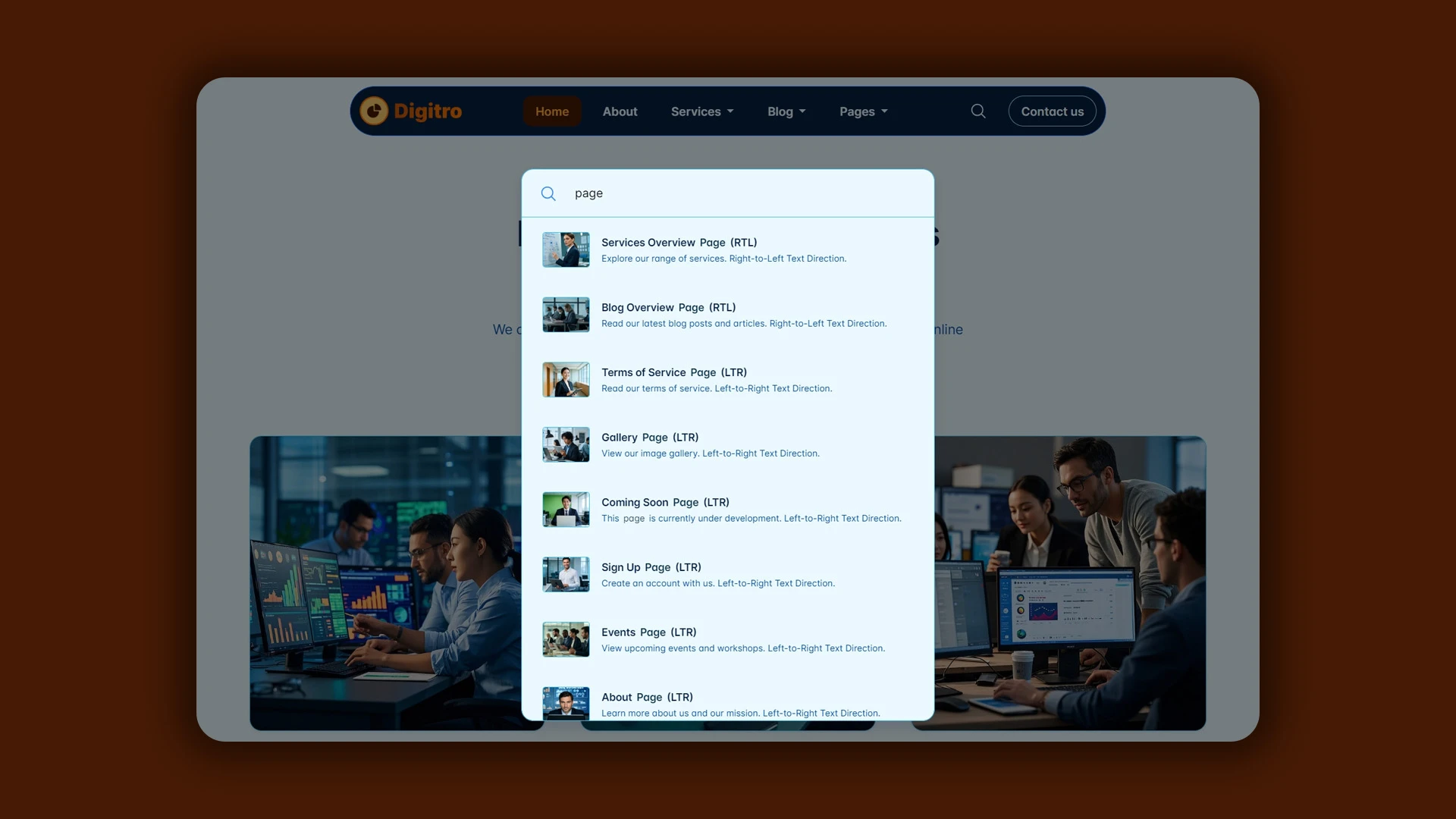 Digitro - Cutting-Edge Digital Marketing Agency HTML Website Template