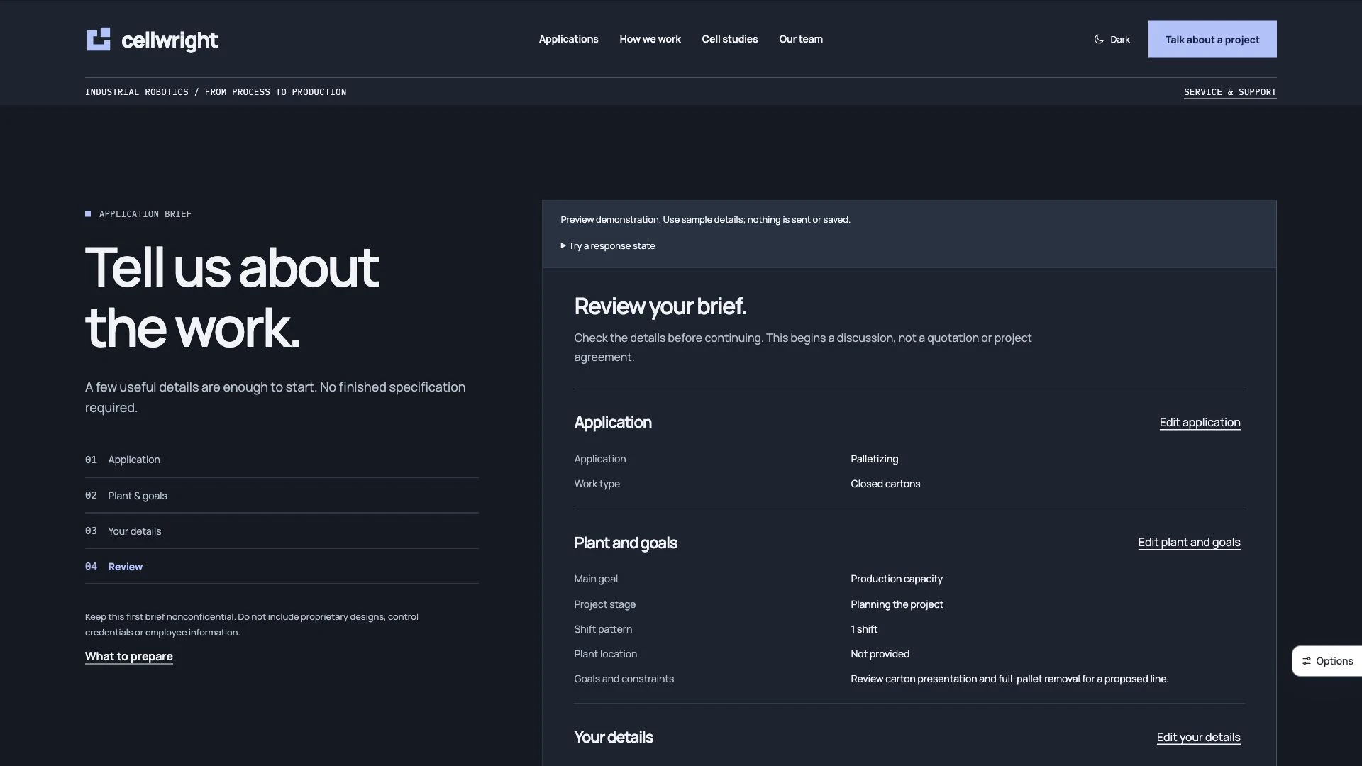 Cellwright - Industrial Robotics Integrator HTML Website Template