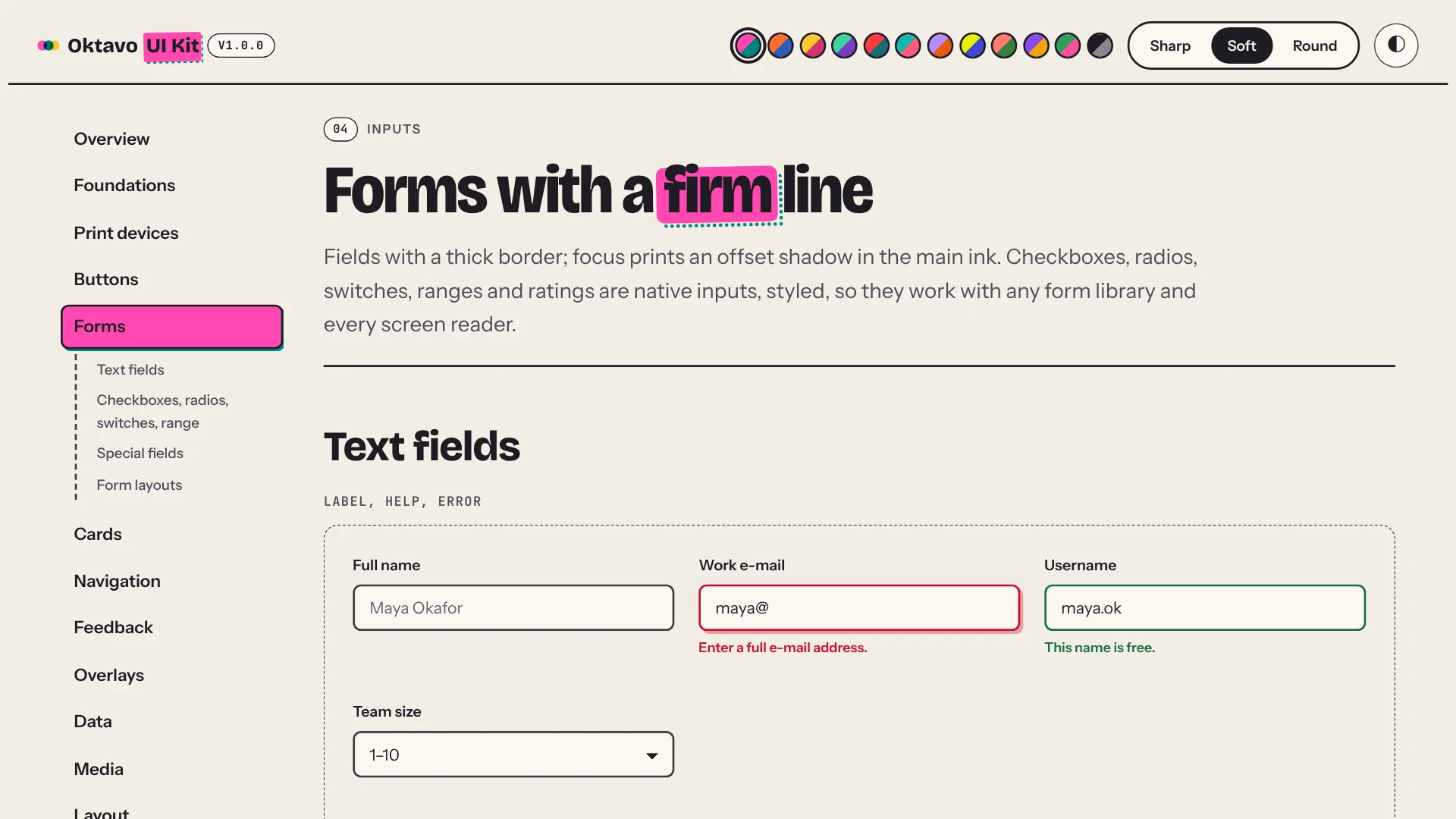 Oktavo UI Kit - HTML, SCSS & Figma Design System (Screenshot 15 of 19)