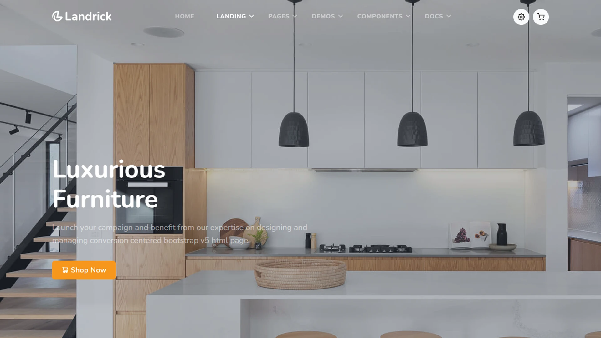 Landrick - App, Saas & Software Landing & Admin Dashboard Bootstrap 5 Template