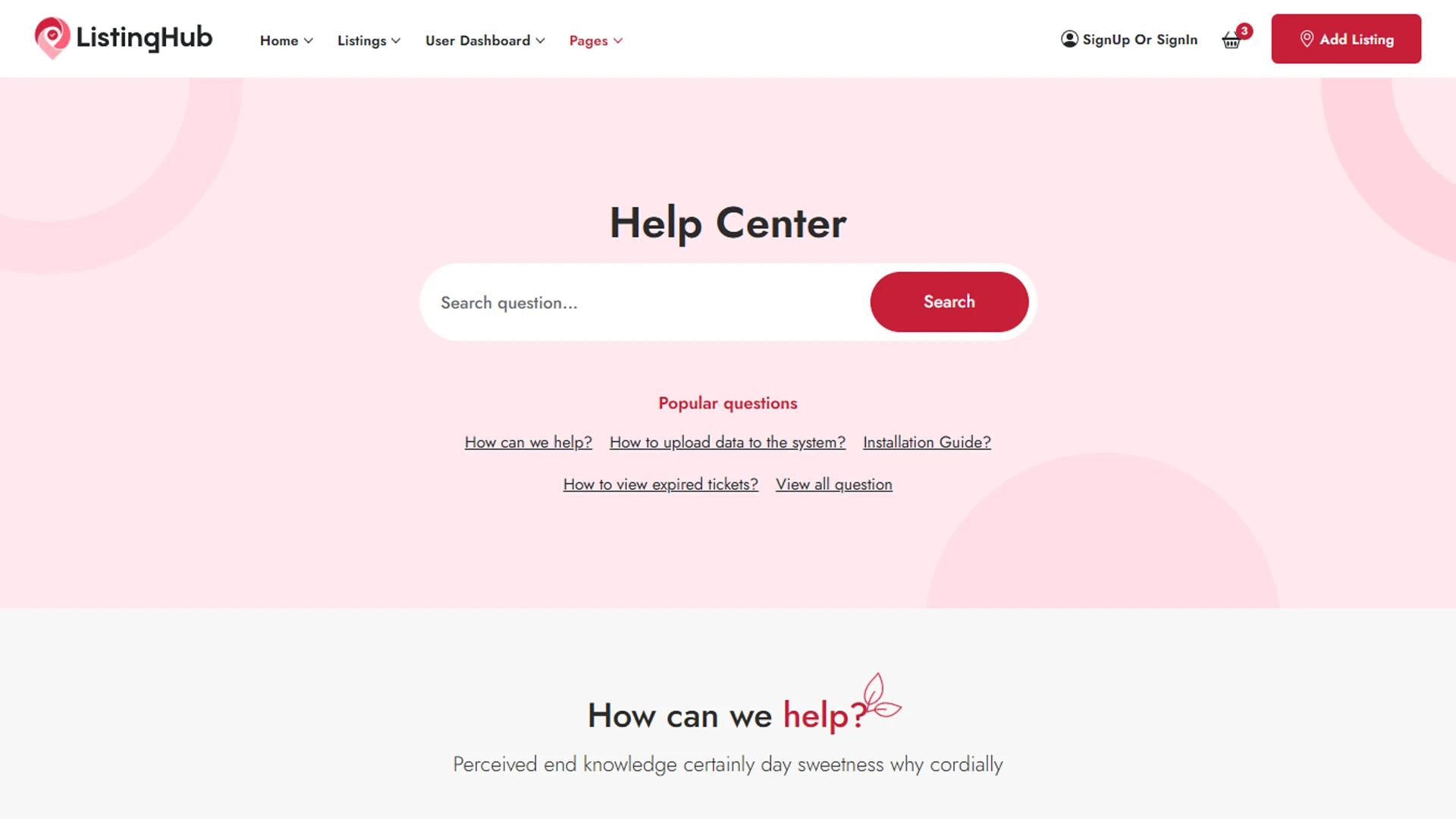 ListingHub - Nuxt Business Directory & Listing Template