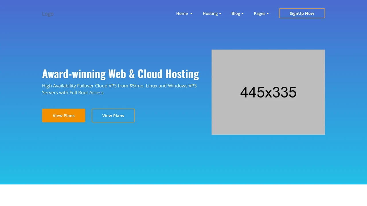 GridHost - Hosting Business Template