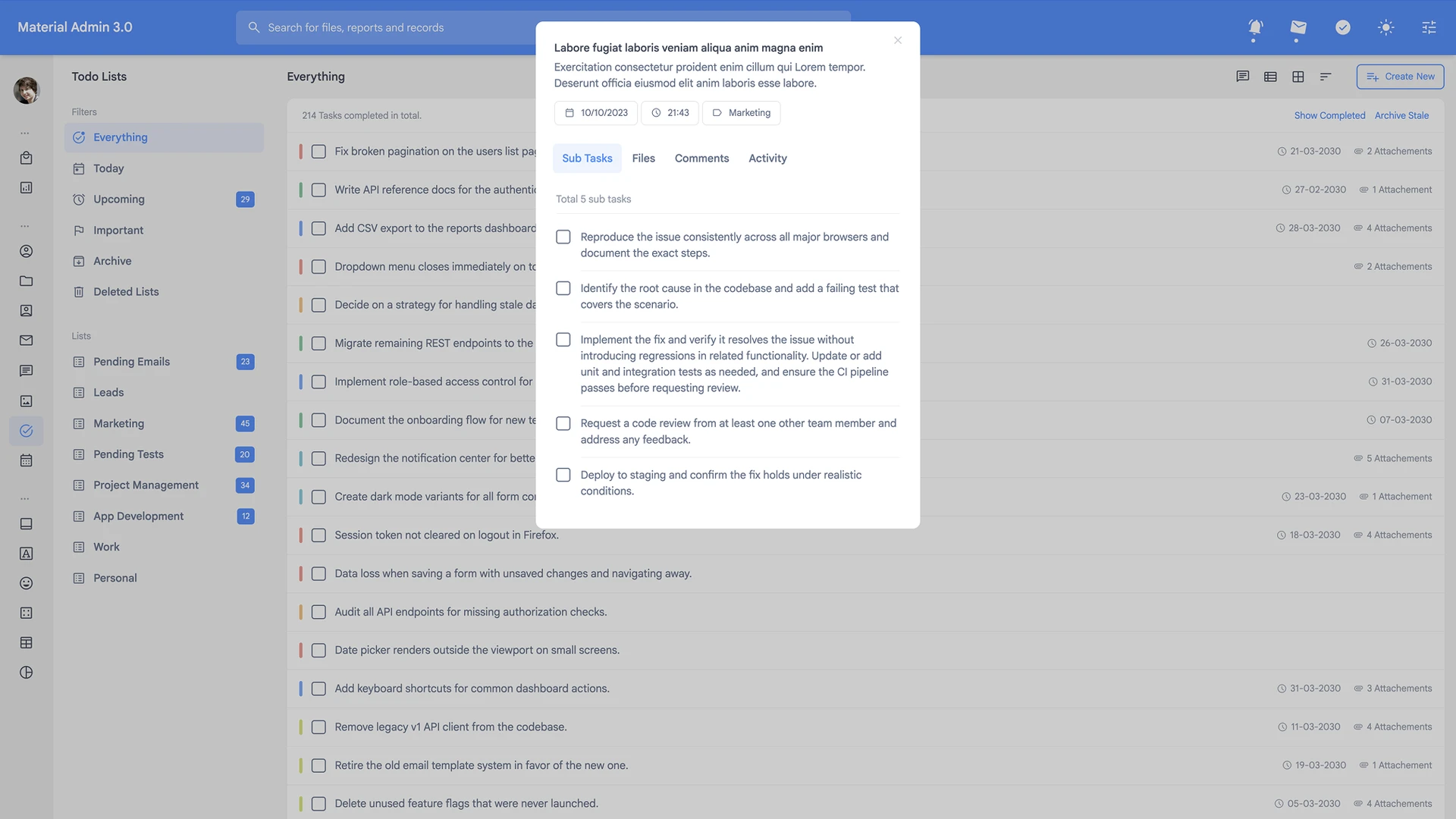 Material Admin - Responsive Admin Template