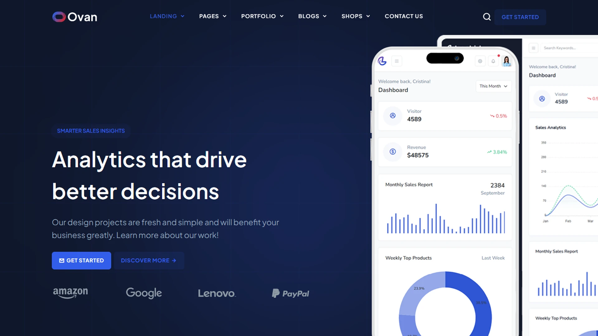 Ovan - React Multipurpose Business & Corporate Template