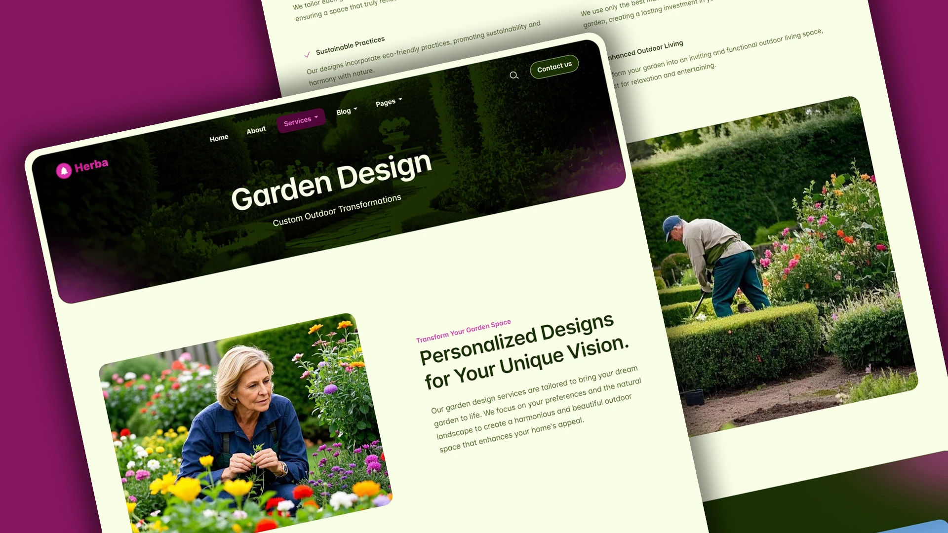 Herba - Innovative Landscaping and Green Spaces HTML Website Template