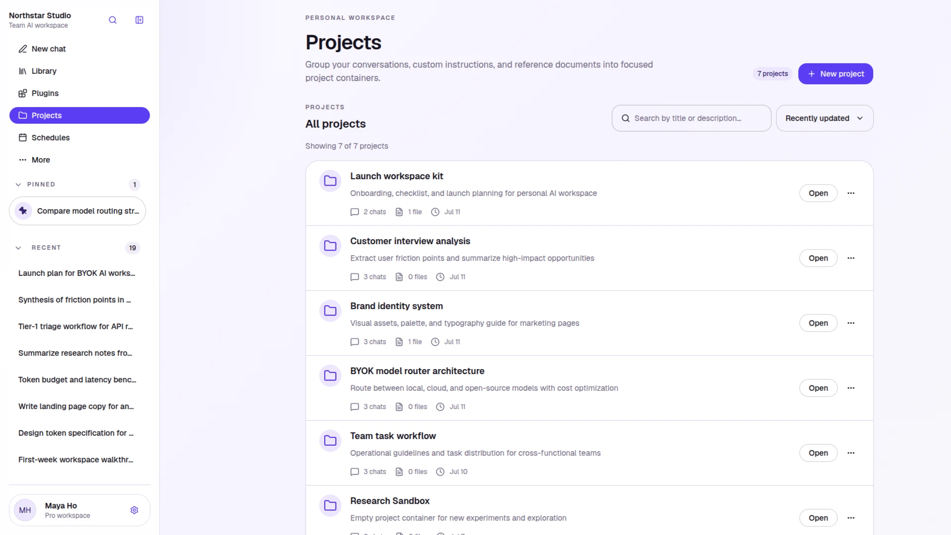 Northstar - AI Chatbot Workspace Next.js Template