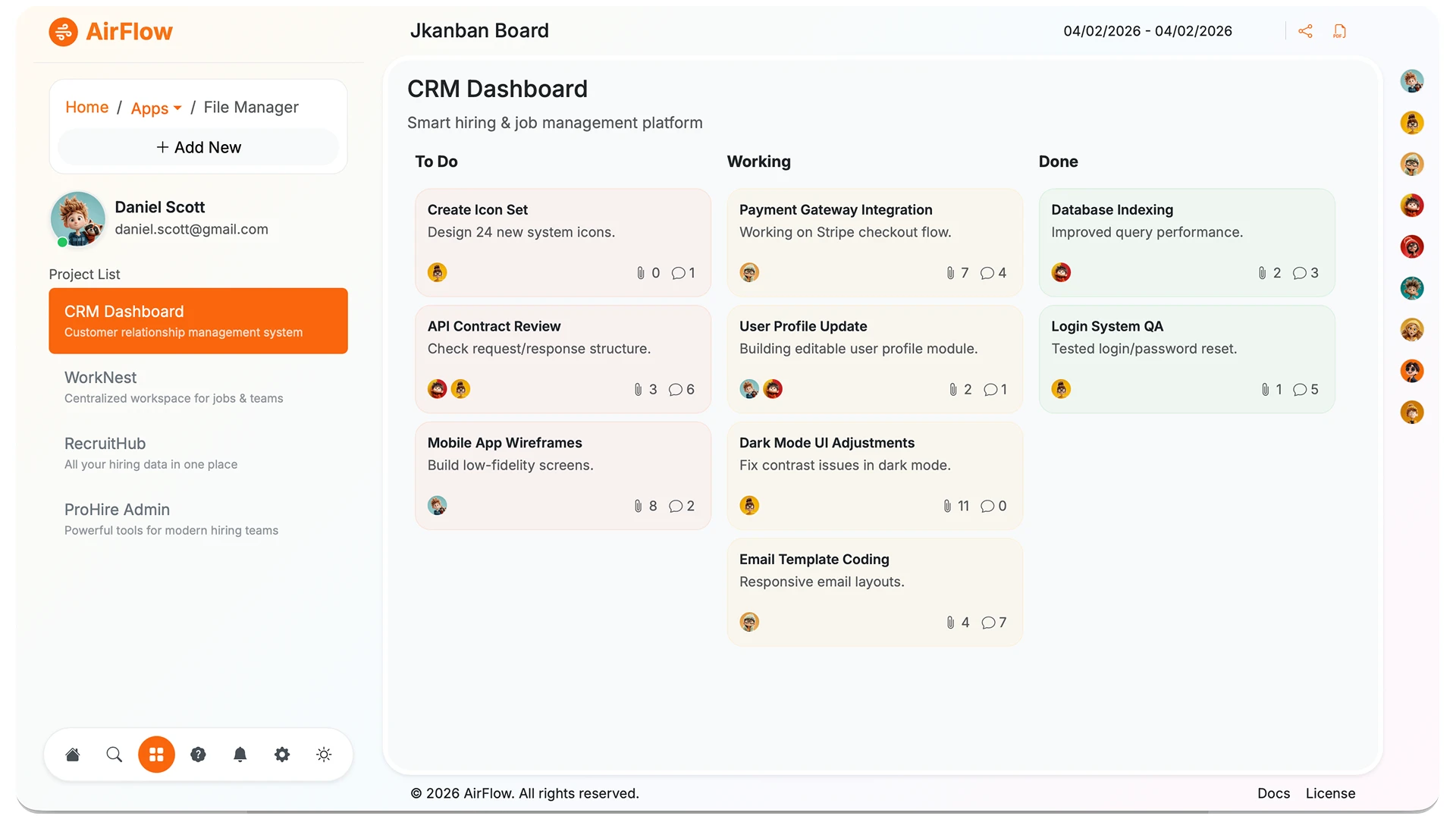 AirFlow - Fintech Dashboard and Bootstrap Admin Template