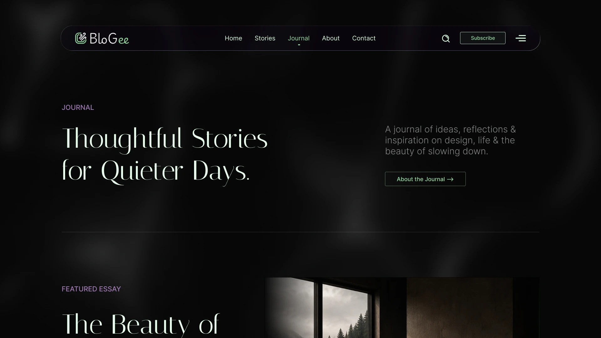 BloGee - Blog and Magazine Figma Premium UI Template