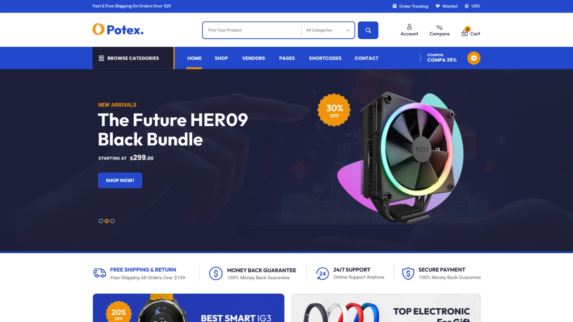 Potex - Multivendor Marketplace HTML Template