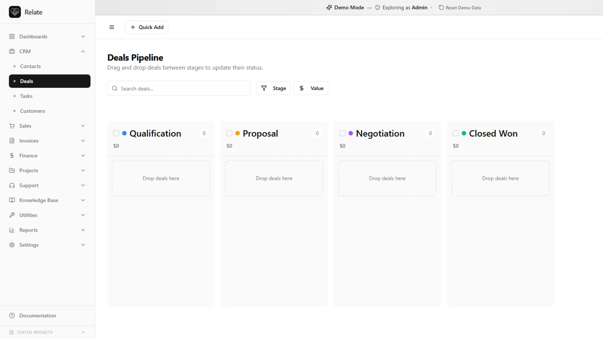 Relate - AI-Powered Complete CRM SaaS Platform
