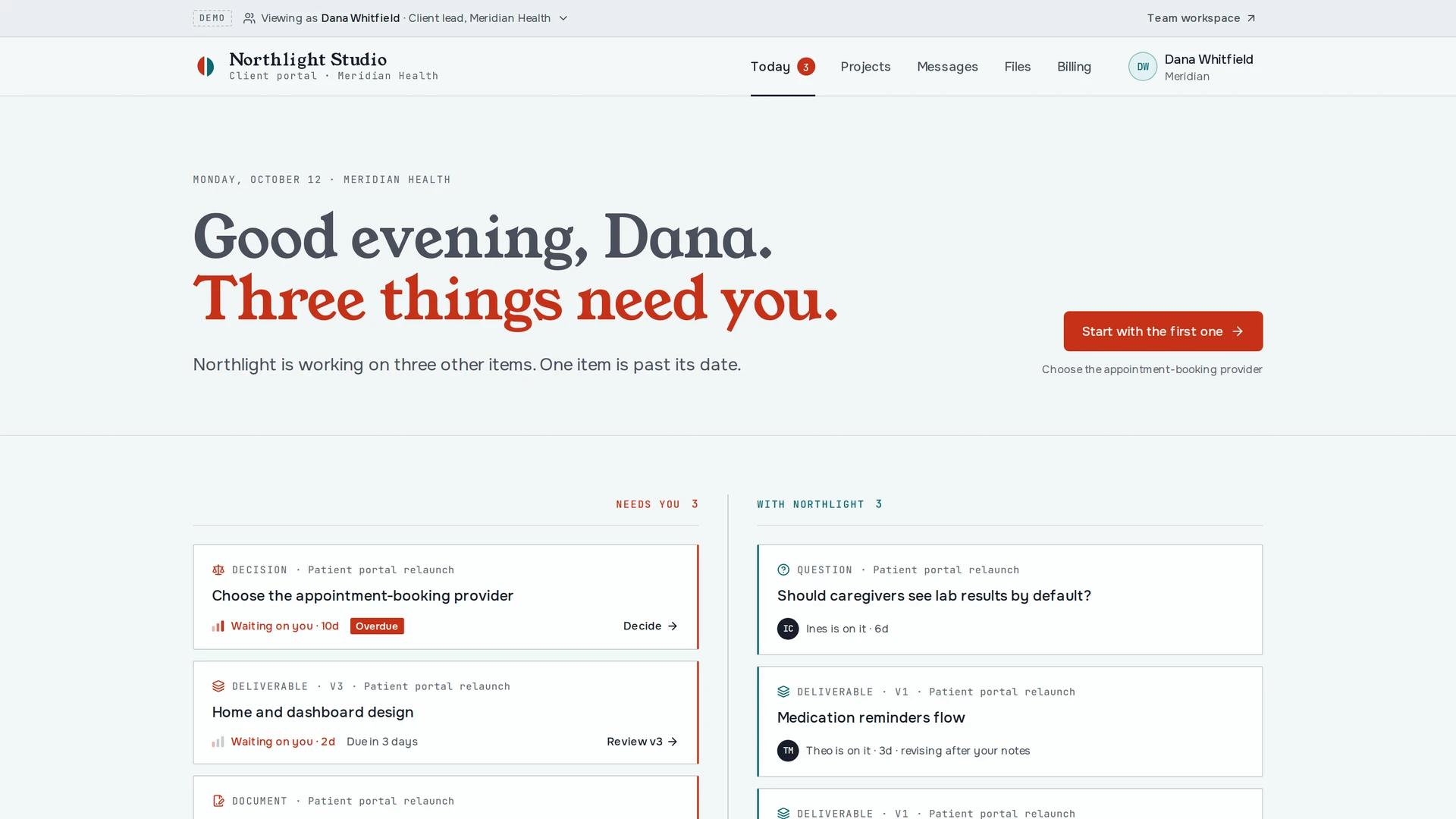 Portiva - Next.js Client Portal & Business Workspace Template