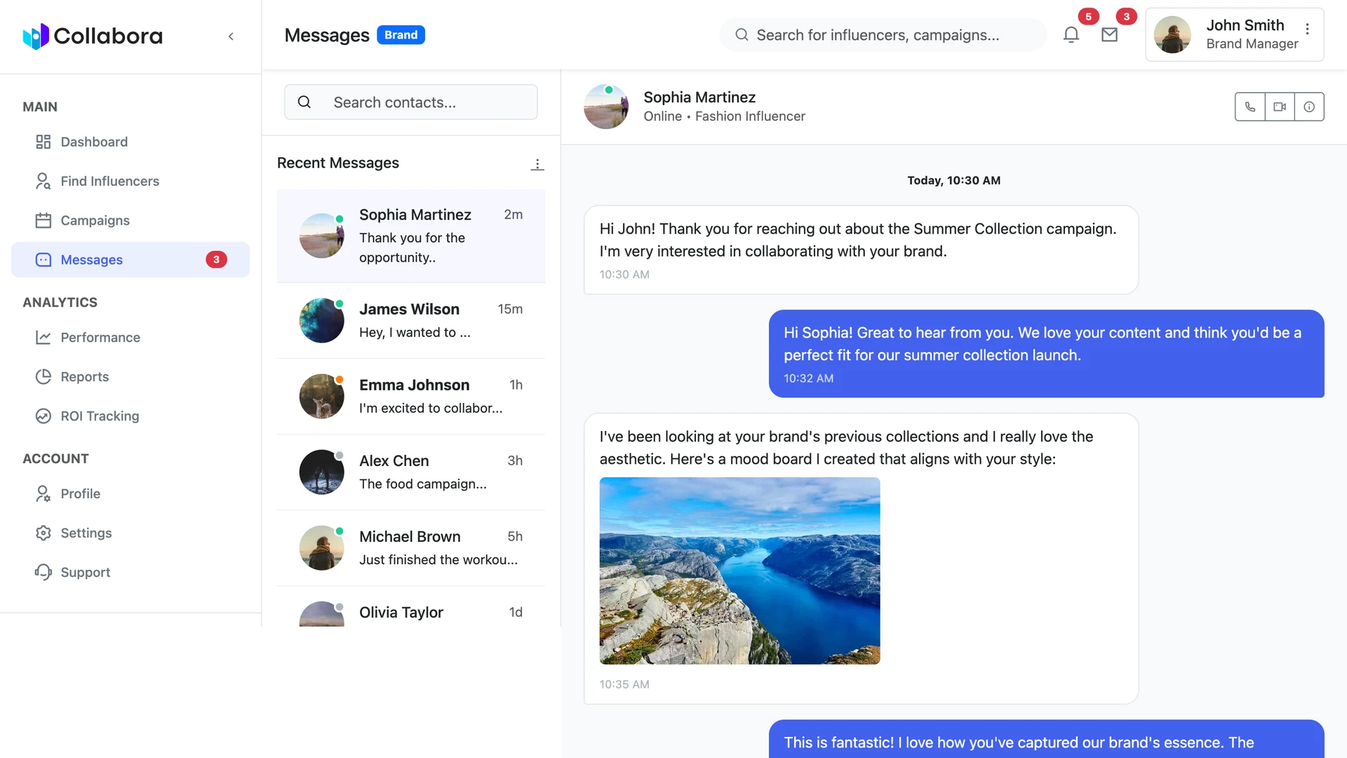 Collabora - Influencer-Brand Collaboration HTML Bootstrap Template with Admin