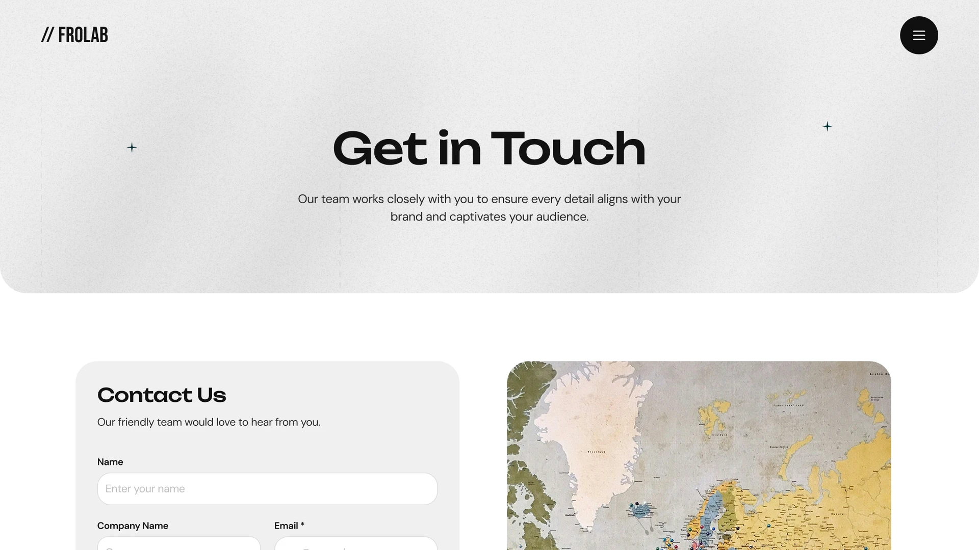 Frolab - Agency & Portfolio Framer Template