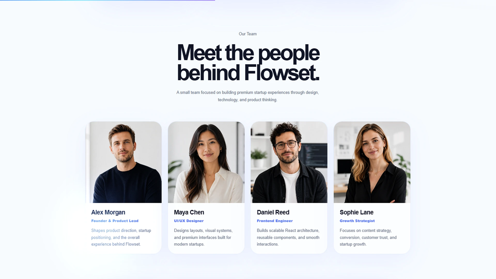 Flowset - Modern SaaS Startup Website Template