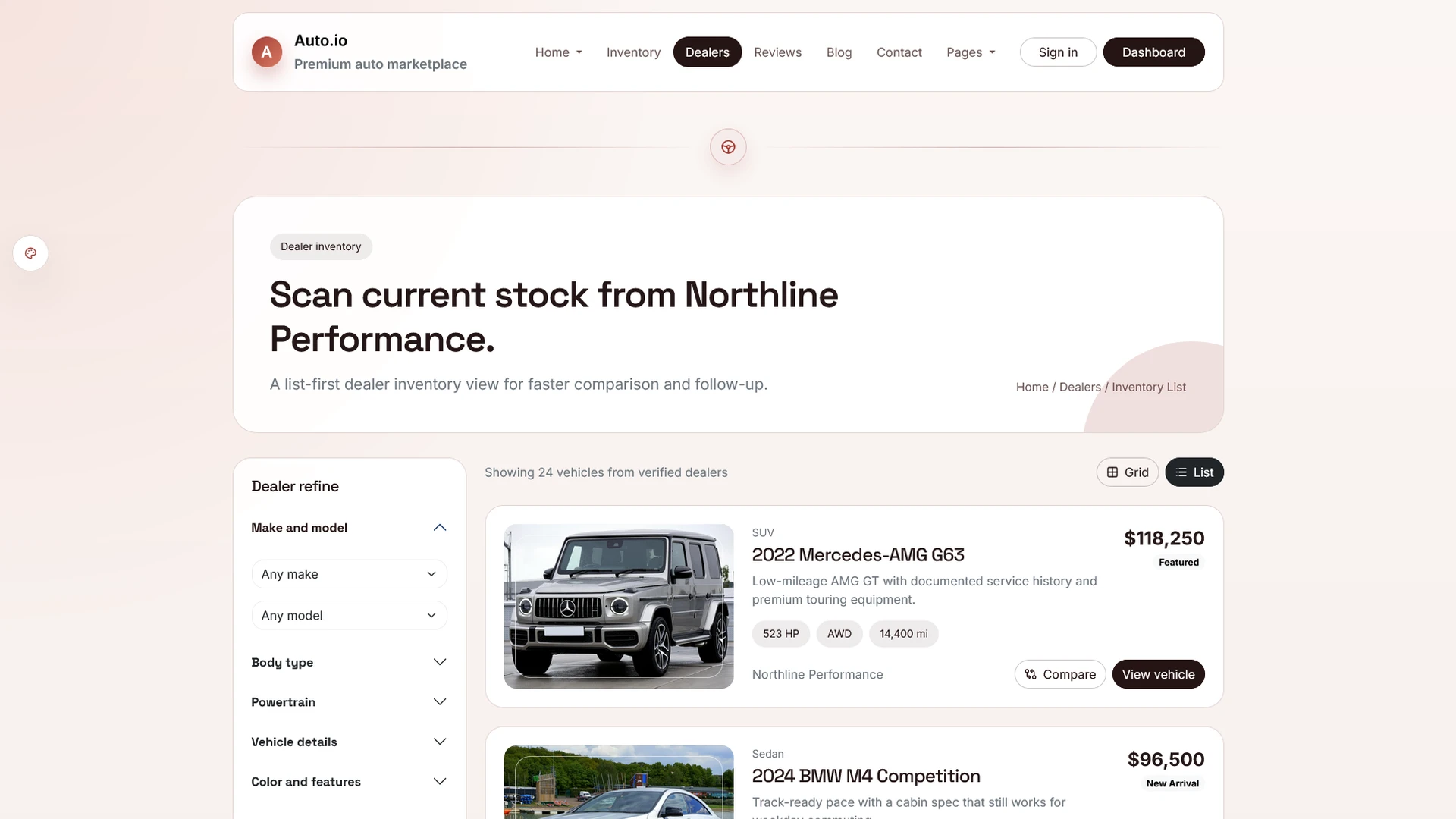 AutoIO - Cars Listings & Directory Template