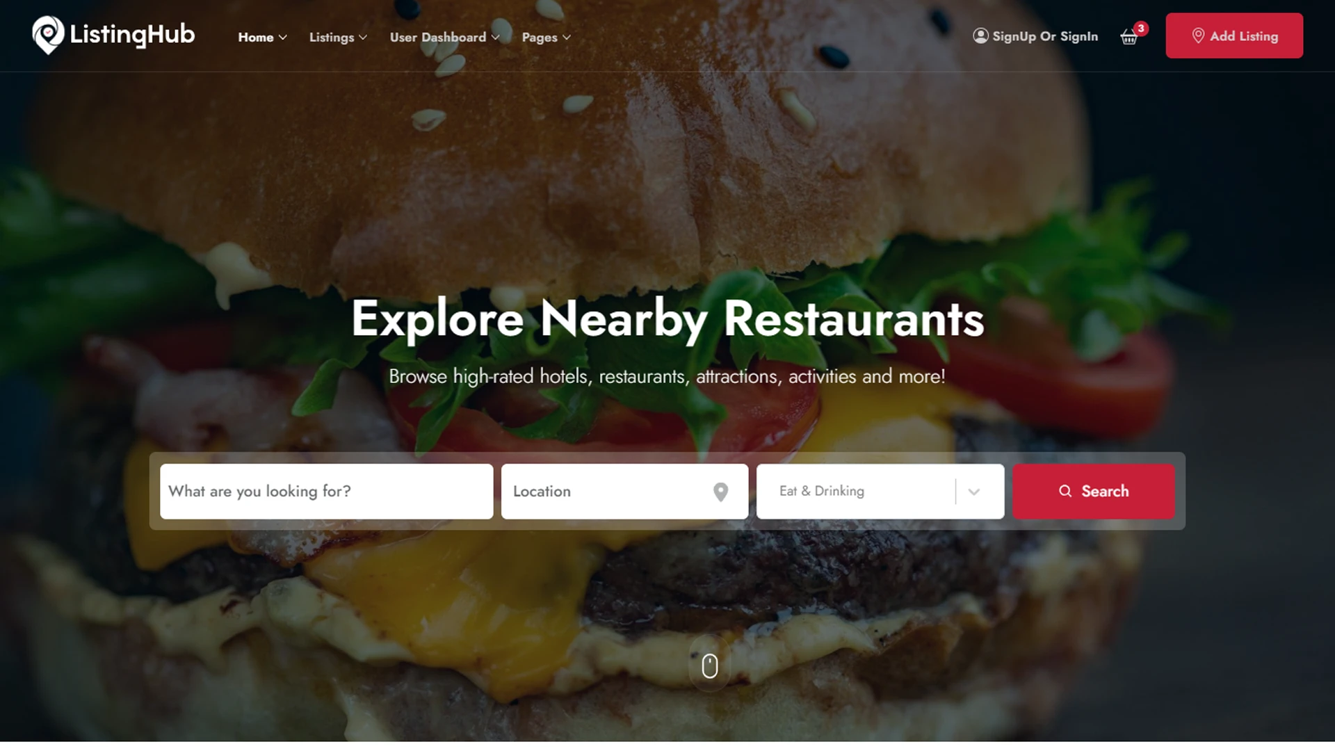 ListingHub - Nuxt Business Directory & Listing Template