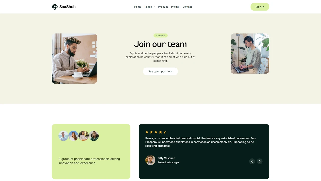Elixhub - SaaS and Technology Framer Template