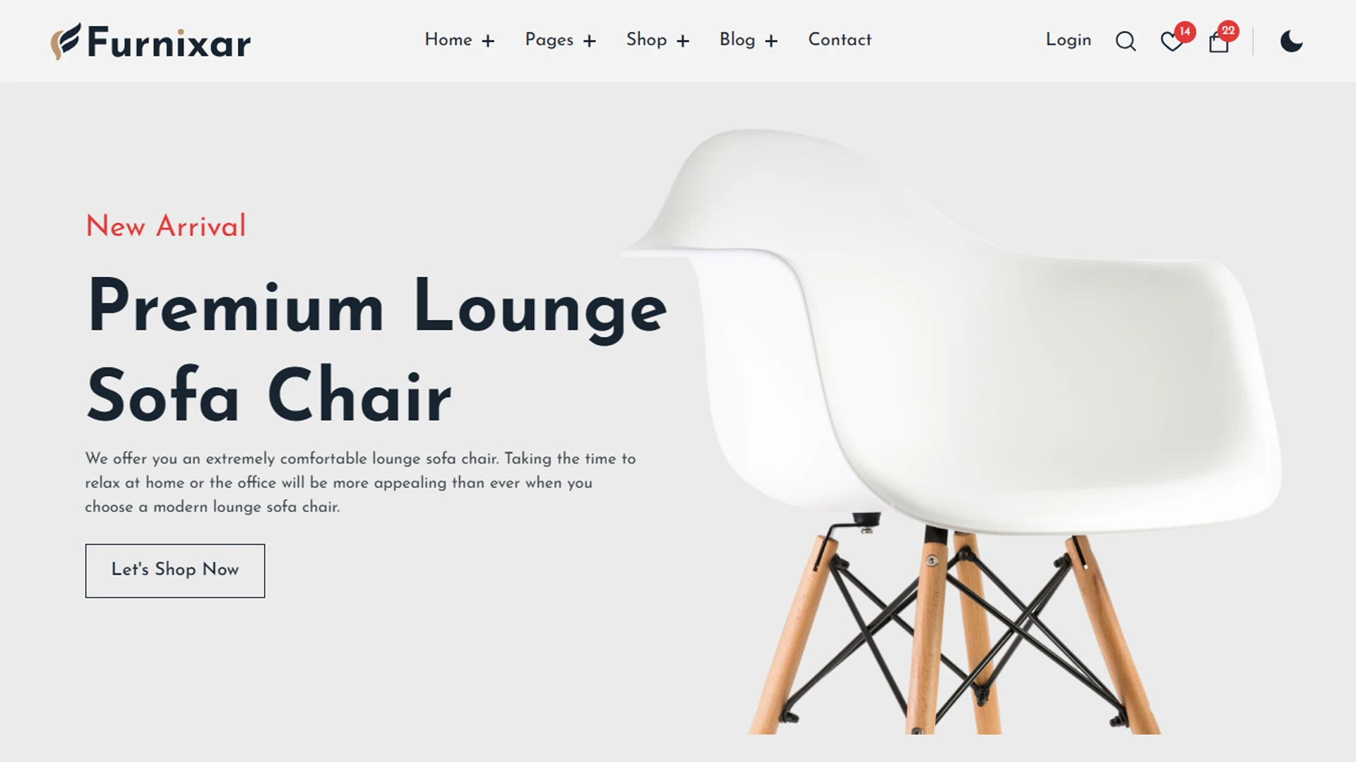 Furnixar - React Furniture & Home Decor eCommerce Template