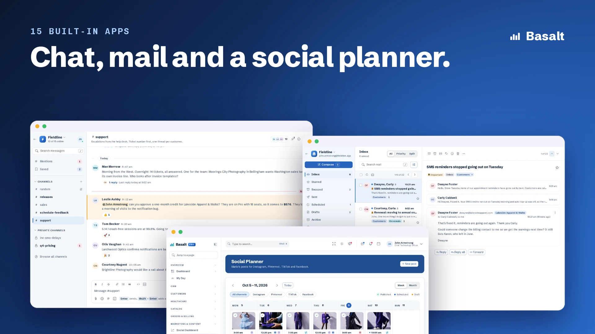 Basalt - Multipurpose AI, CRM, HRM, eCommerce & ERP Bootstrap Admin Template (Screenshot 11 of 11)