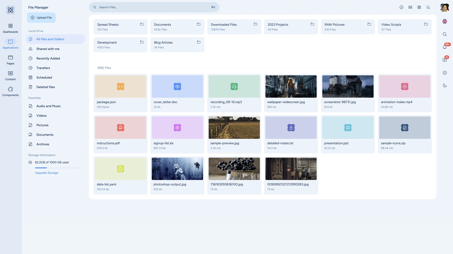 Materia - Material 3 Design Admin Template and Dashboard