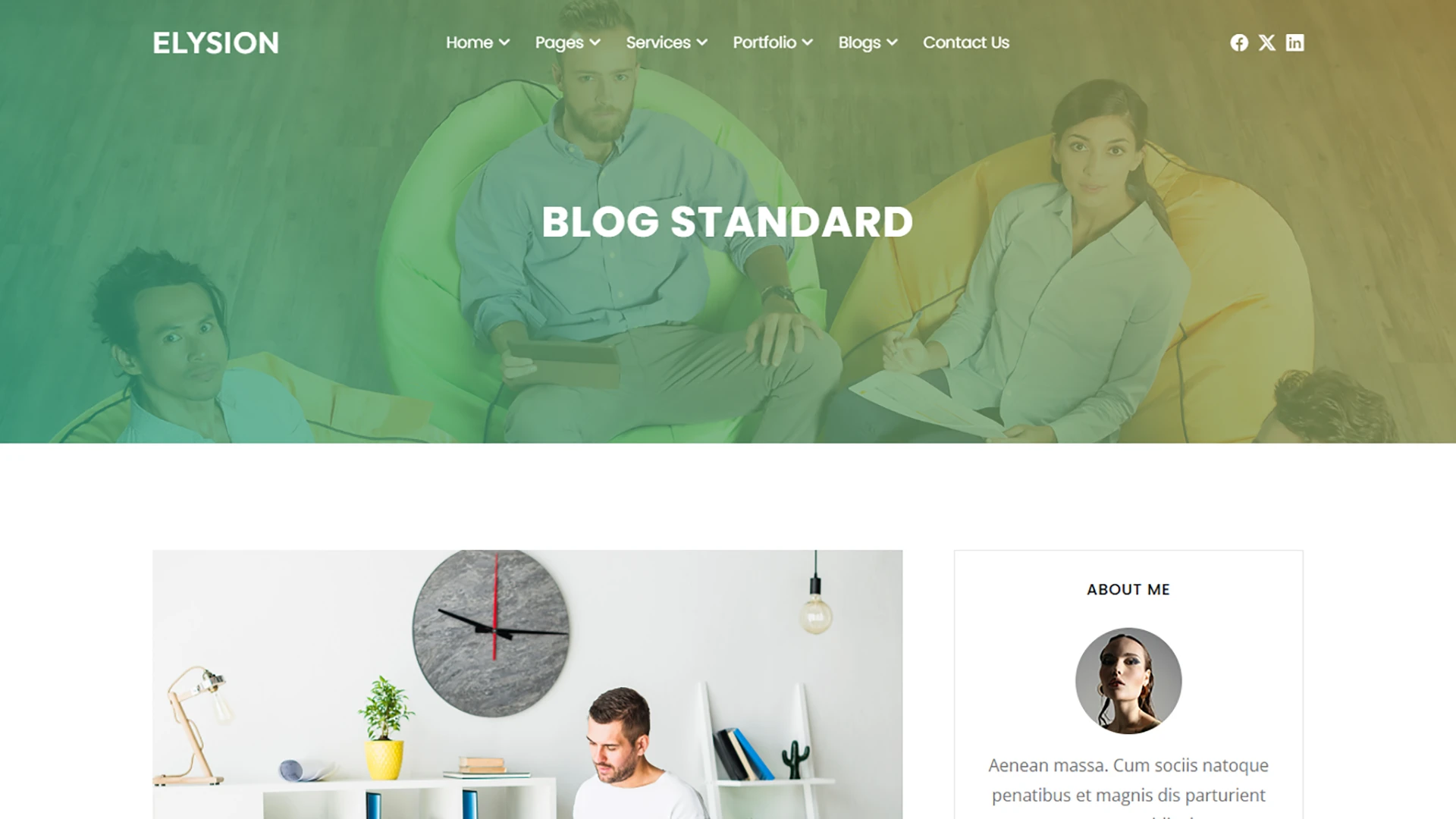Elysion - Creative Agency and Business Startup HTML and Angular Template